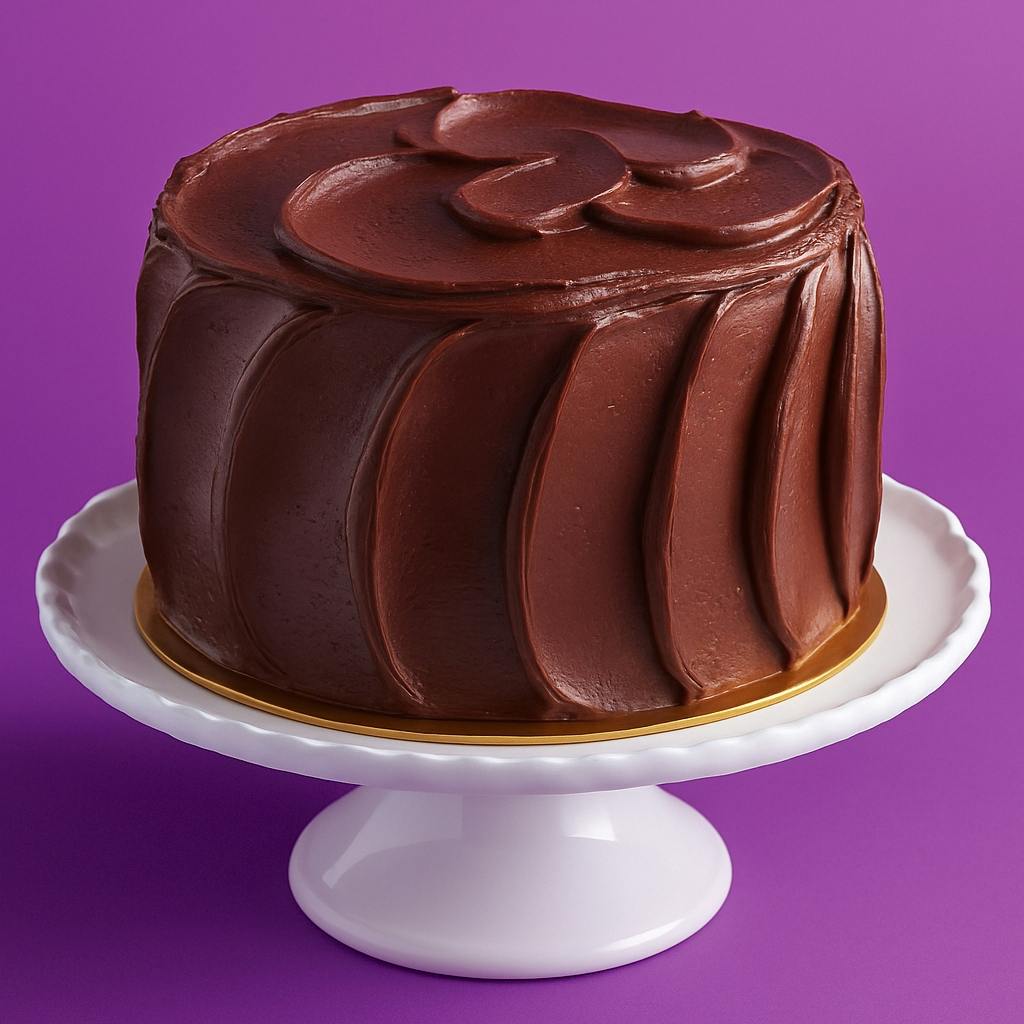 Old Fashioned Diner Golden Chocolate Cake by Dessert Gallery