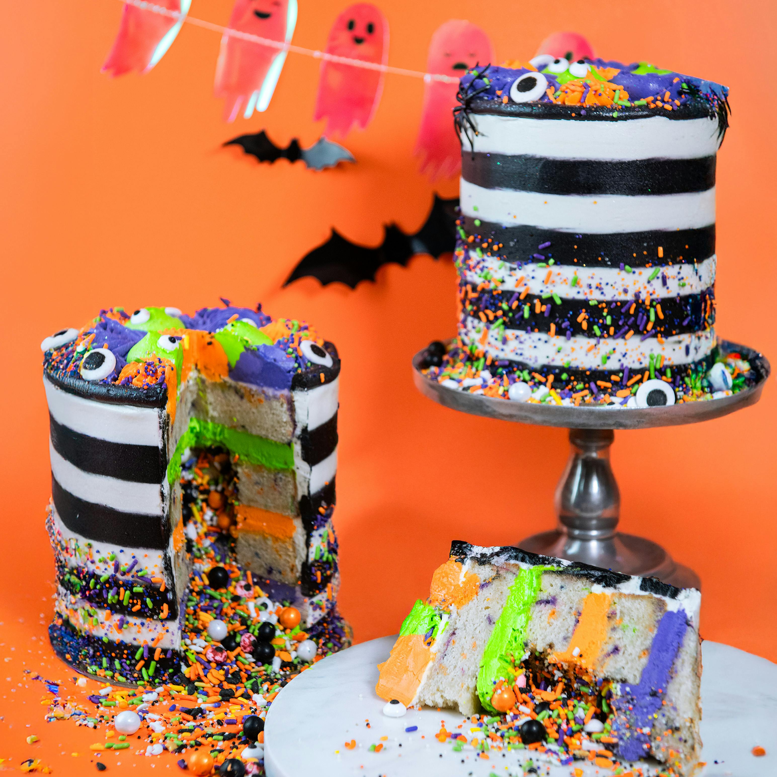 Halloween Spooky Sprinkle Surprise Cake by Trophy Cupcakes - Alternate image 4