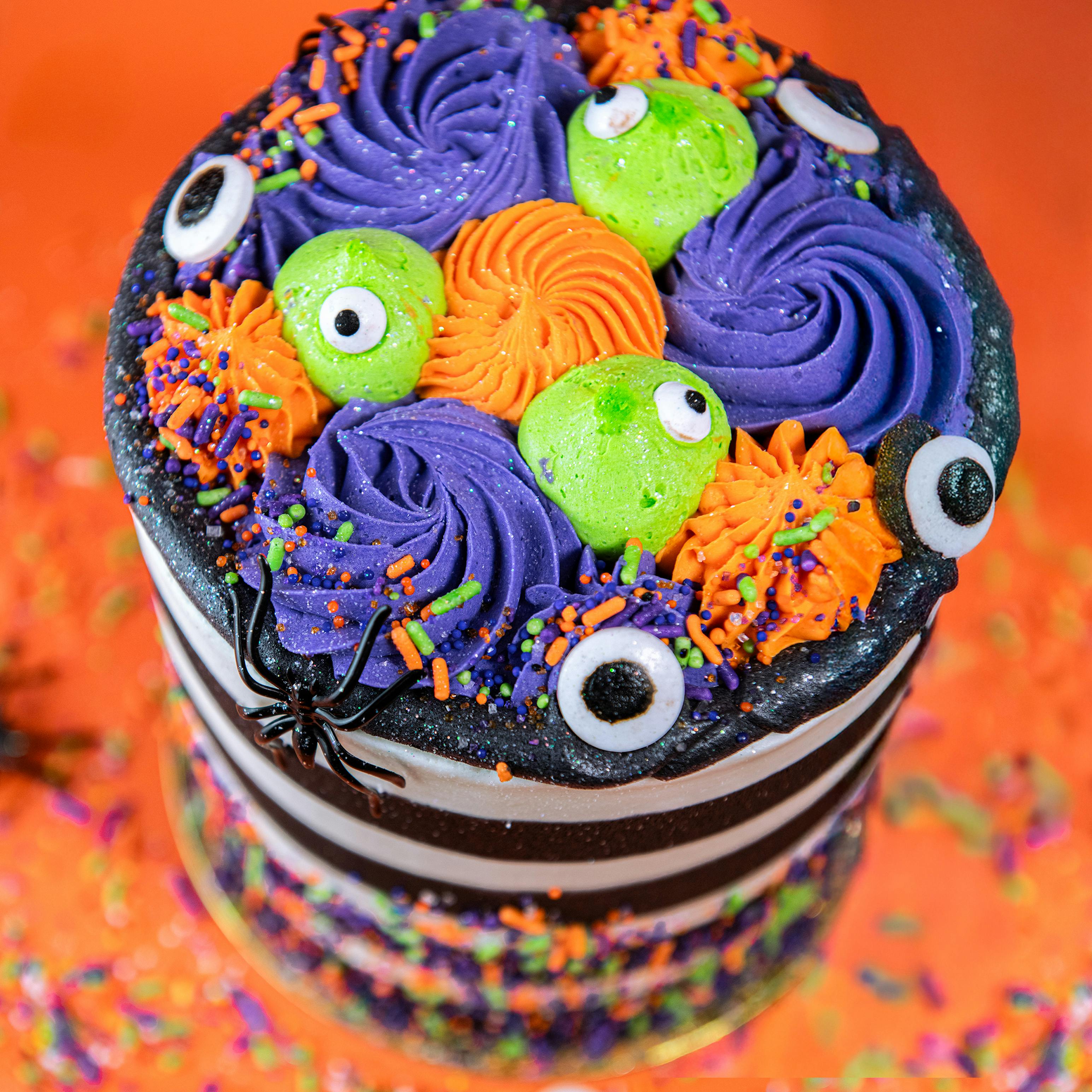 Halloween Spooky Sprinkle Surprise Cake by Trophy Cupcakes - Alternate image 2