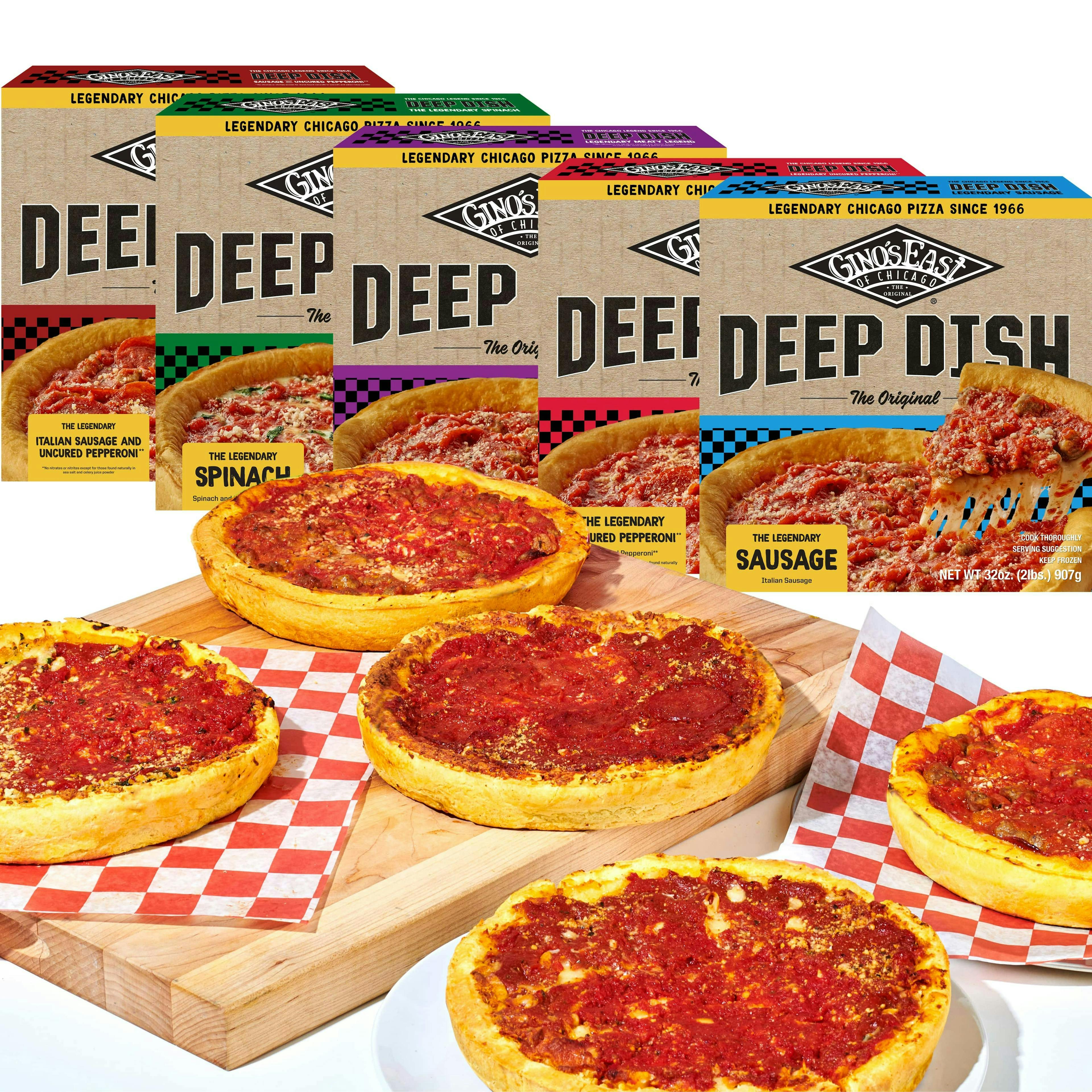 Chicago Deep Dish Pizza Box - Buy 3 Get 2 Free by Gino's East