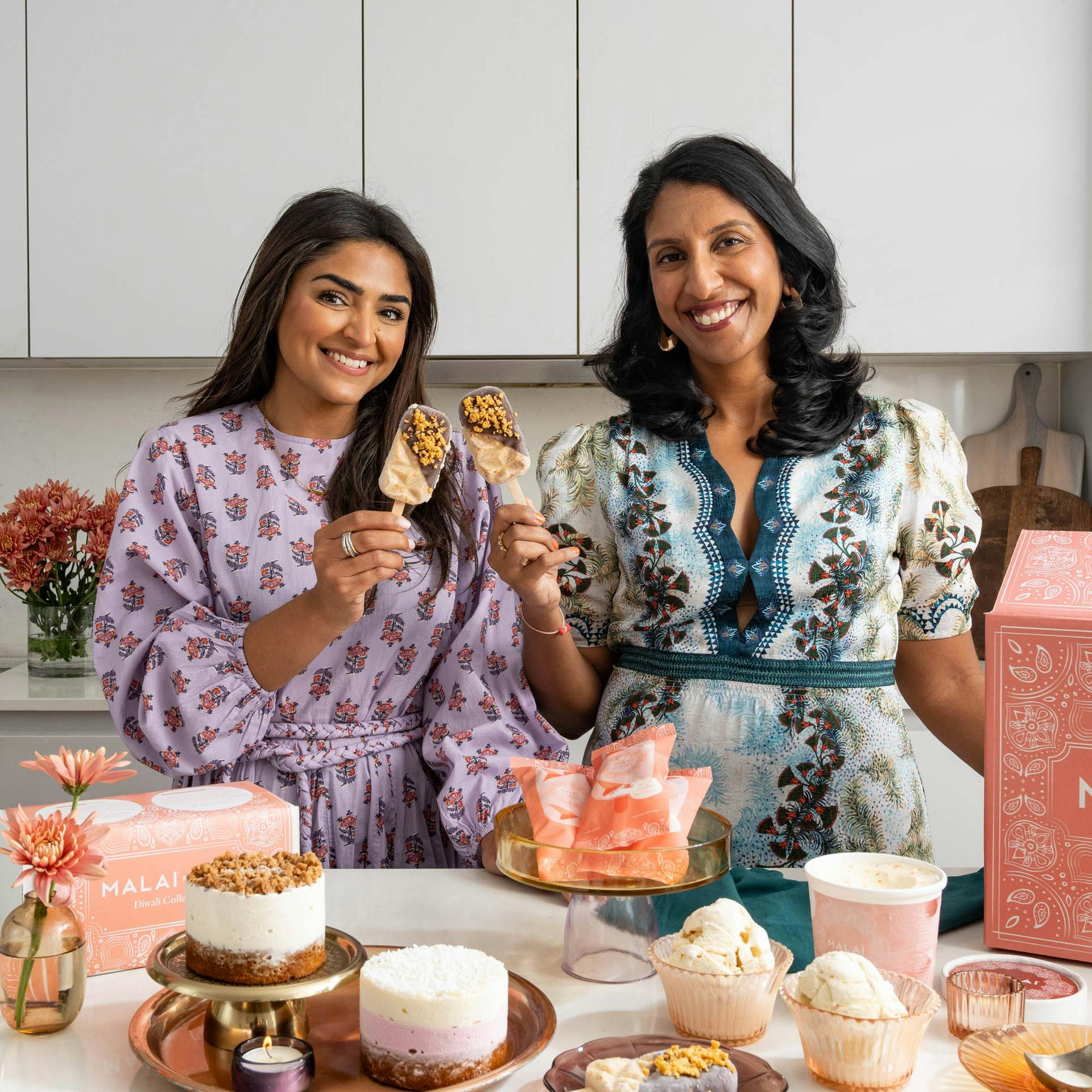 Malai x The Chutney Life Diwali Ice Cream Dessert Collection by Malai Ice Cream - Alternate image 1