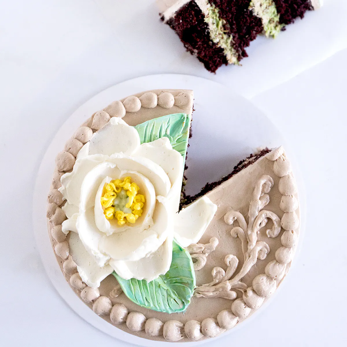 Dubai Chocolate Pistachio Cake by Miri Nadler Cakes - Alternate image 1