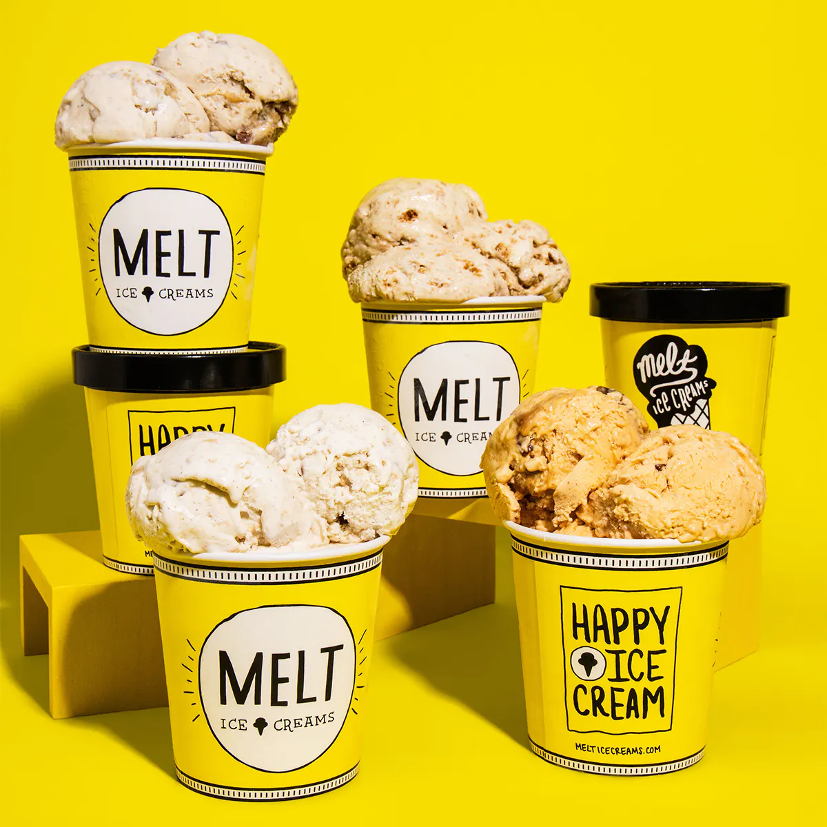 Fall Ice Cream Favorites - 6 Pints by MELT Ice Creams - Alternate image 1