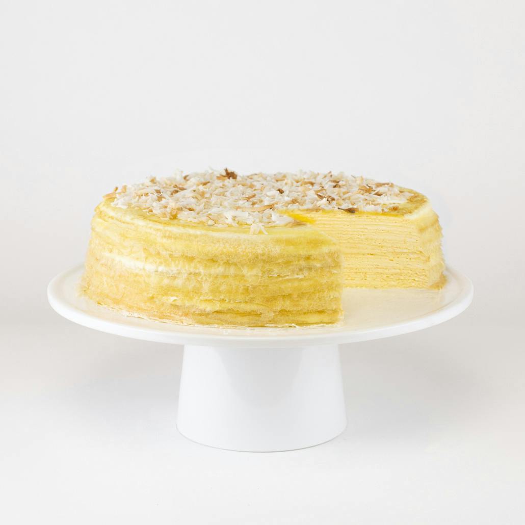 Coconut Mille Crêpes Cake by Lady M Confections