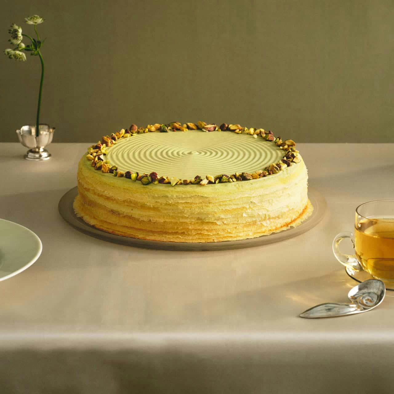 Pistachio Mille Crêpes Cake by Lady M Confections - Alternate image 1