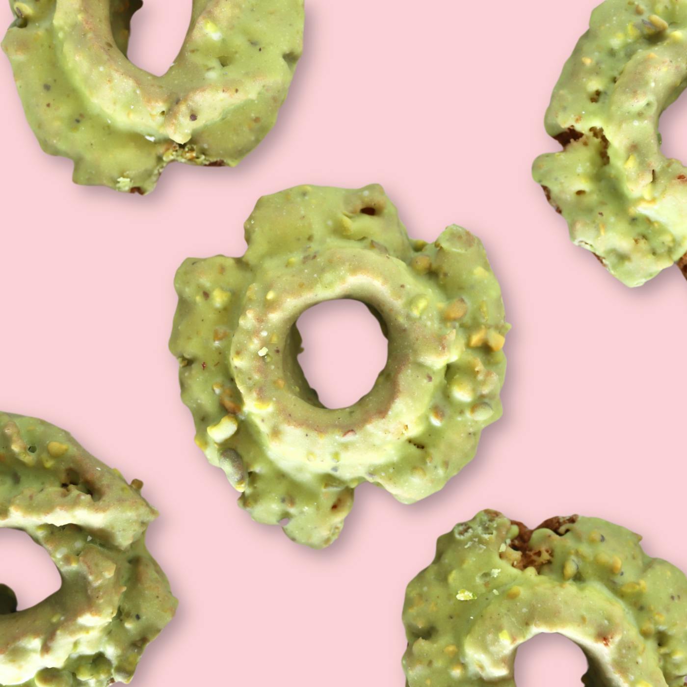 Lemon-Pistachio Old Fashioned Donut - 12 Pack by Stan's Donuts