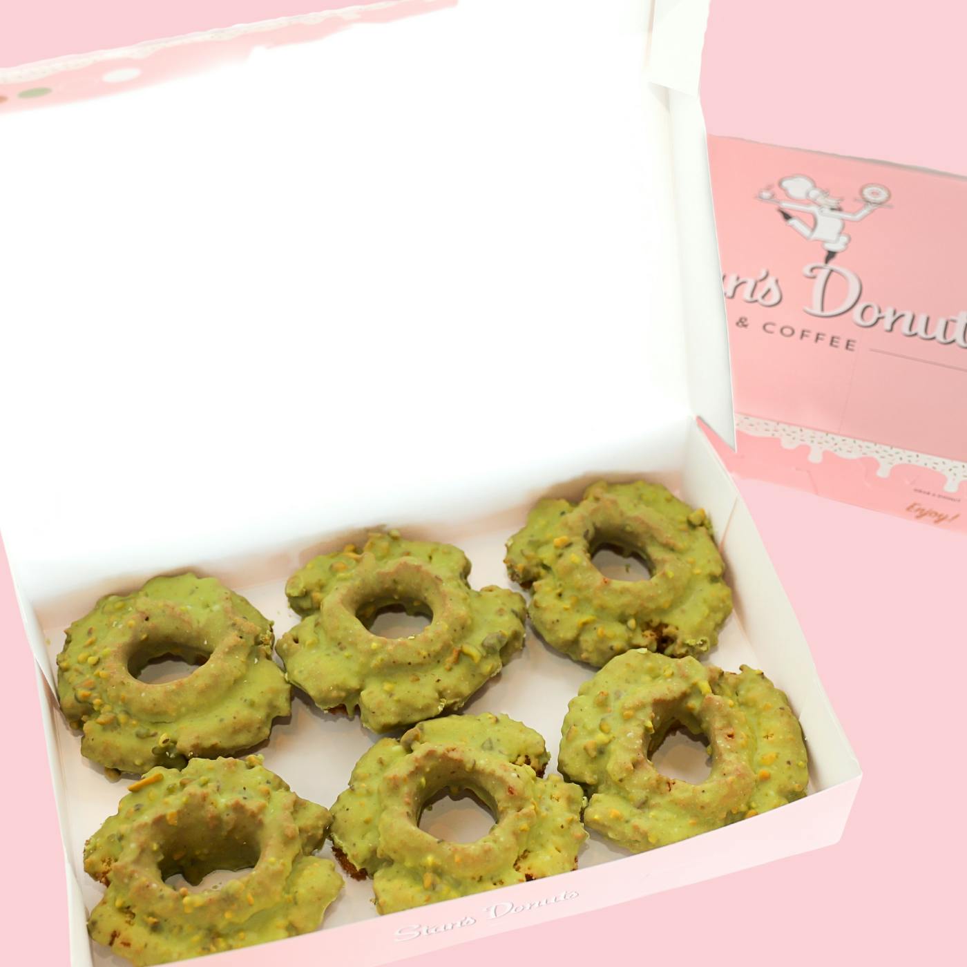 Lemon-Pistachio Old Fashioned Donut - 12 Pack by Stan's Donuts - Alternate image 1
