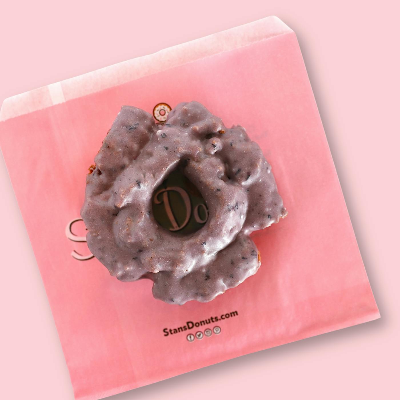 Blueberry Old Fashioned Donut - 12 Pack by Stan's Donuts - Alternate image 1