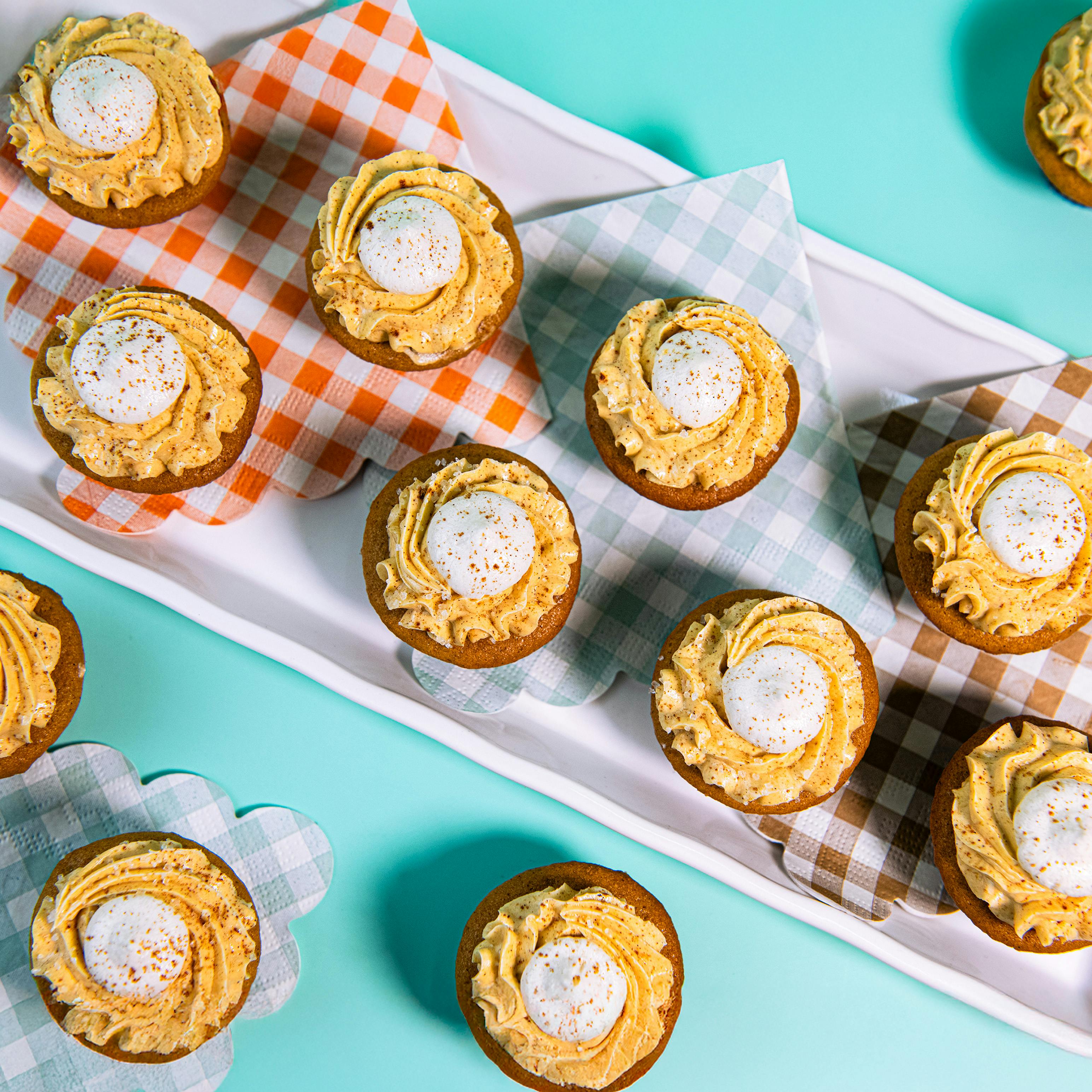 Pumpkin Pie Mini Cupcakes - 12 Pack by Trophy Cupcakes - Alternate image 2