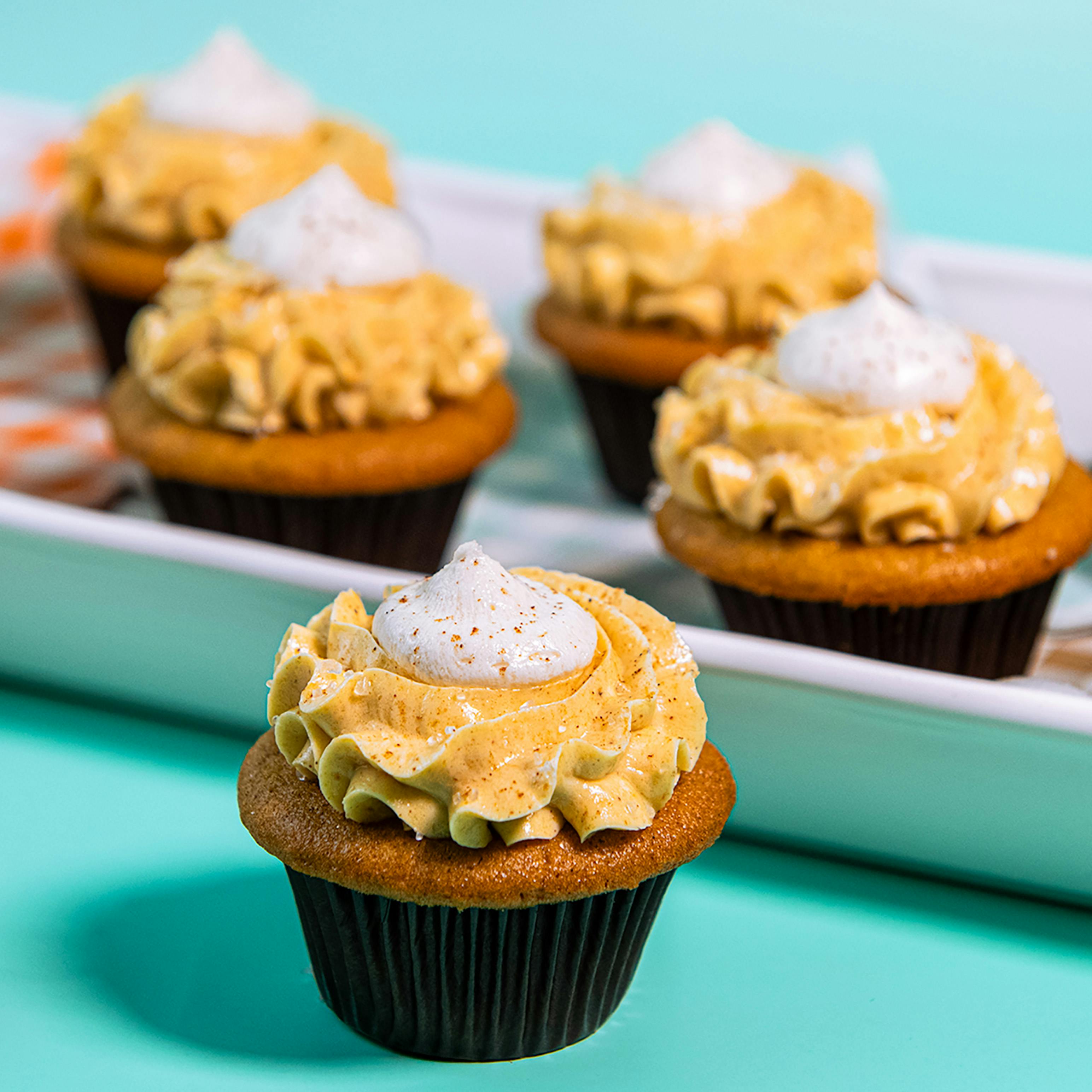 Pumpkin Pie Mini Cupcakes - 12 Pack by Trophy Cupcakes - Alternate image 3