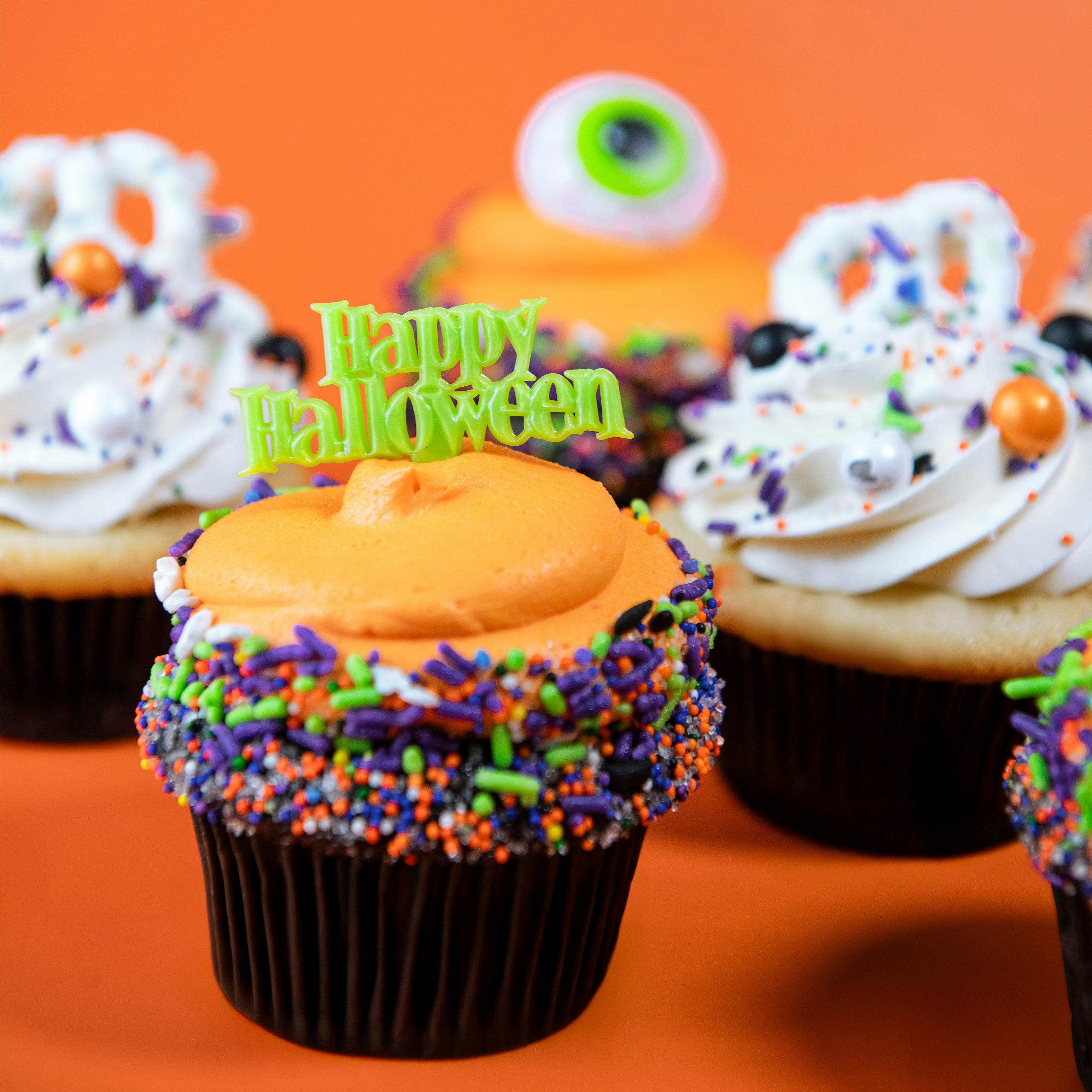 Halloween Spooky "Boofetti" Cupcakes - 12 Pack by Trophy Cupcakes - Alternate image 1
