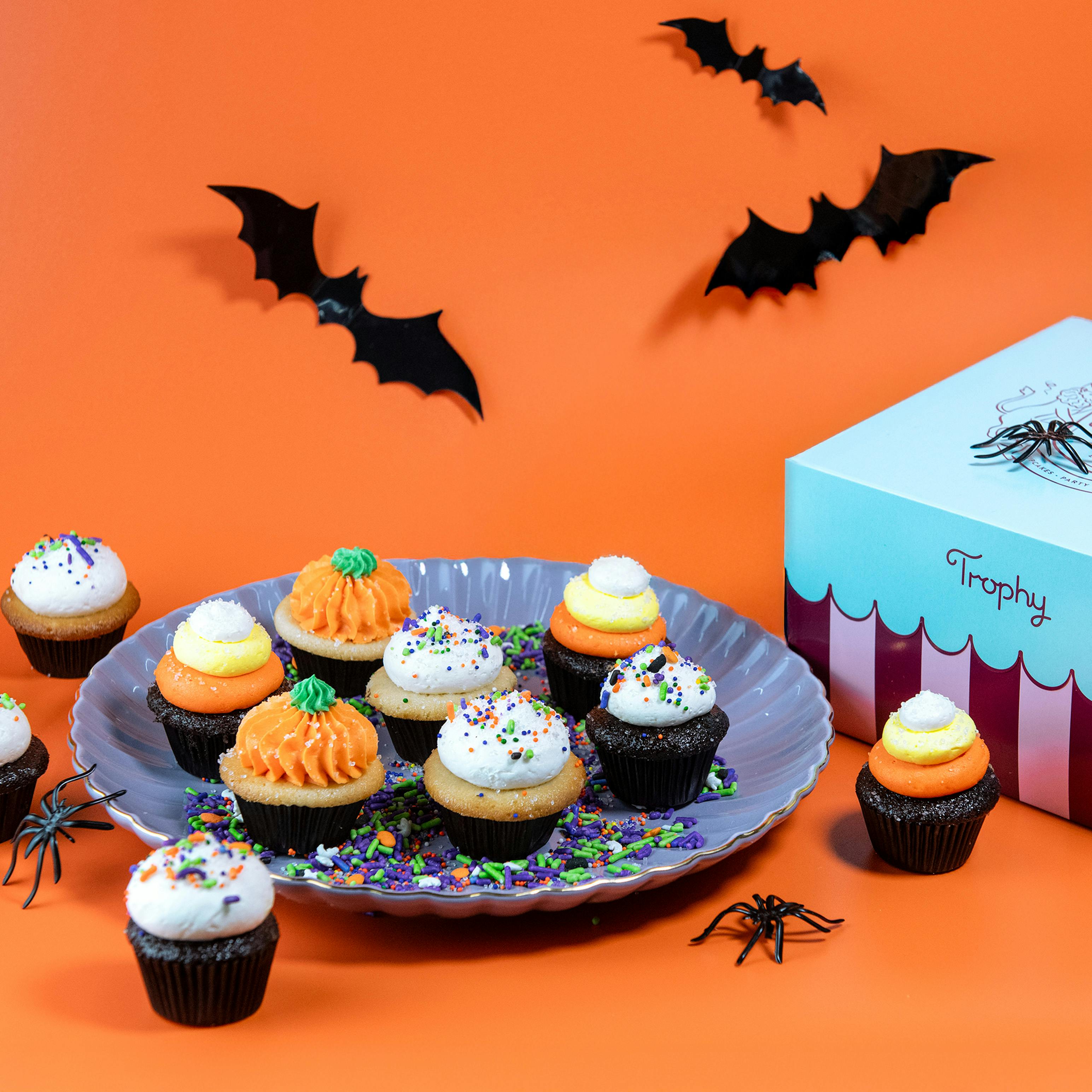 Halloween Mini Cupcakes - 12 Pack by Trophy Cupcakes