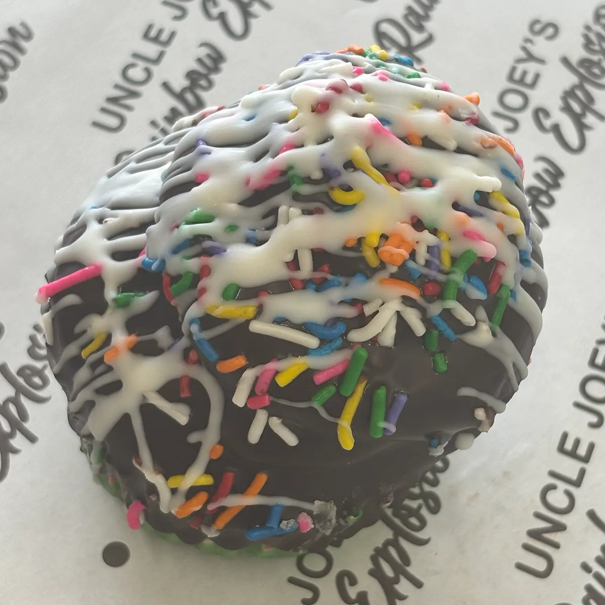 Cannoli Rainbow Cupcakes by Uncle Joey's Rainbow Explosion