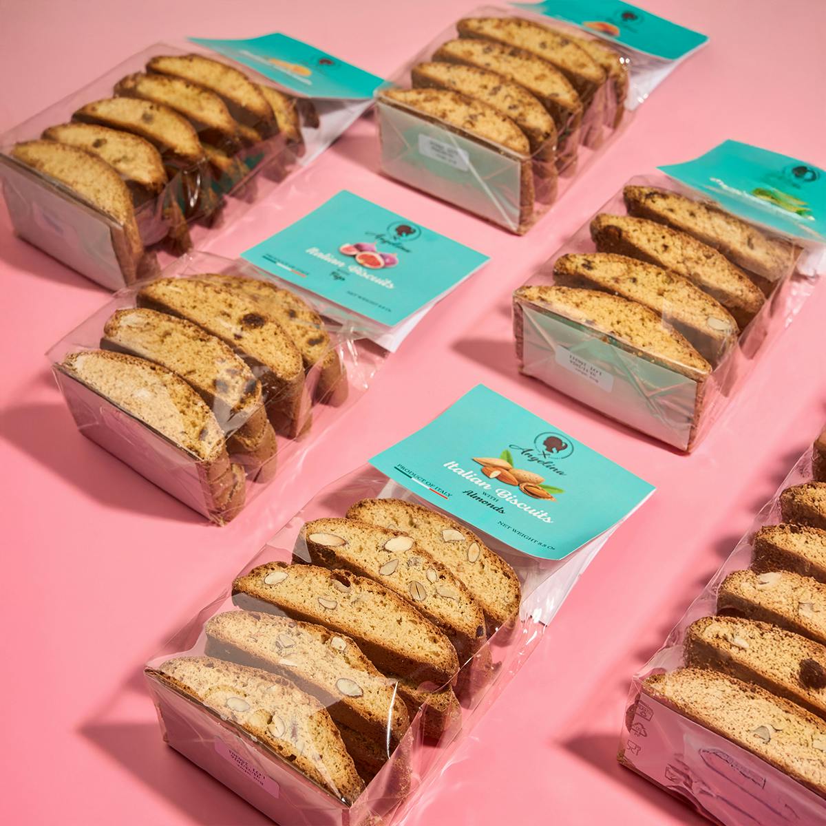 Biscotti Sampler - 6 Pack by Angelina Bakery