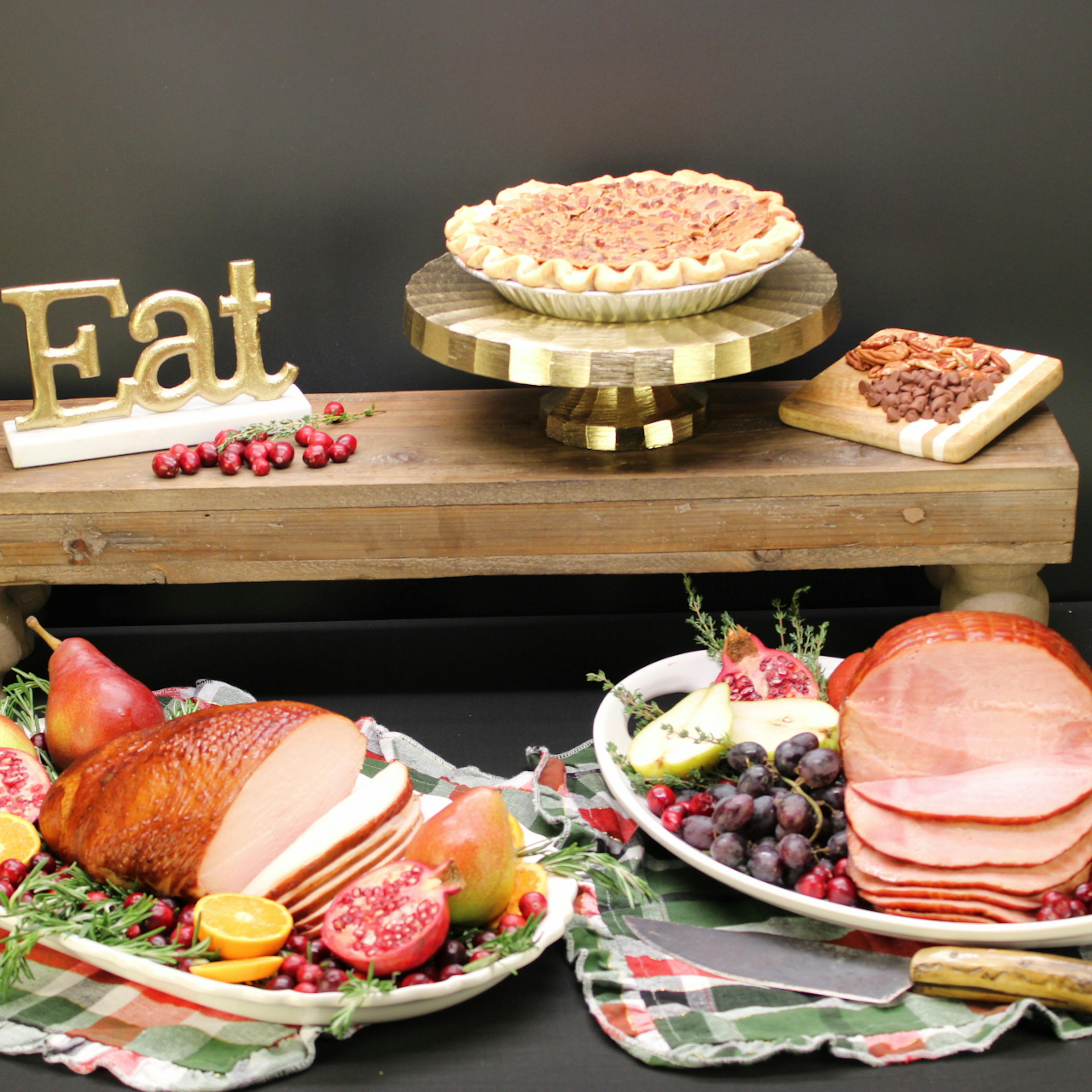 Holiday Turkey Breast + Ham + Pie Feast for 24-28 by Cooper's Old Time Pit Bar-B-Que - Alternate image 2