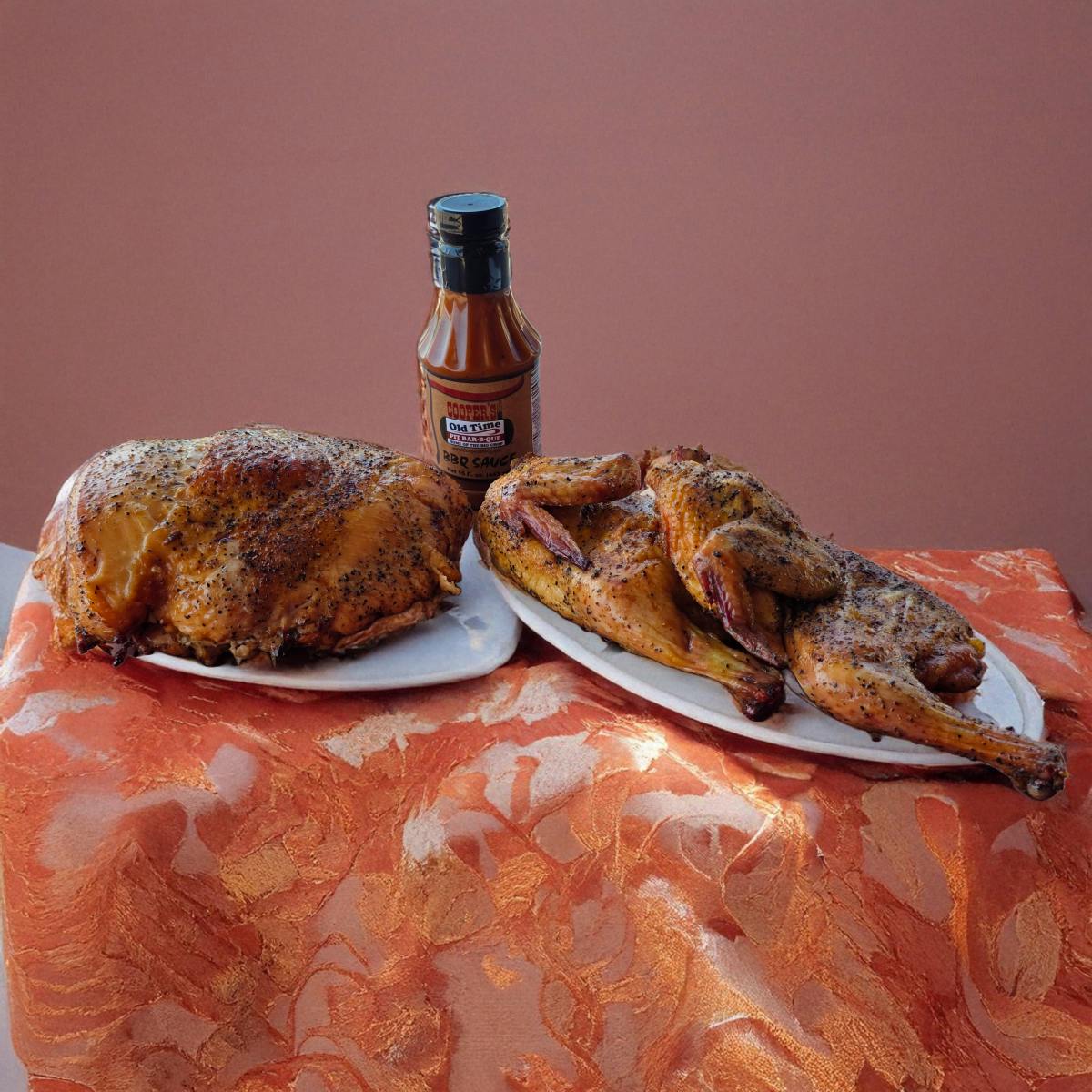 Smoked Turkey Breast + Chicken for 12-14 by Cooper's Old Time Pit Bar-B-Que