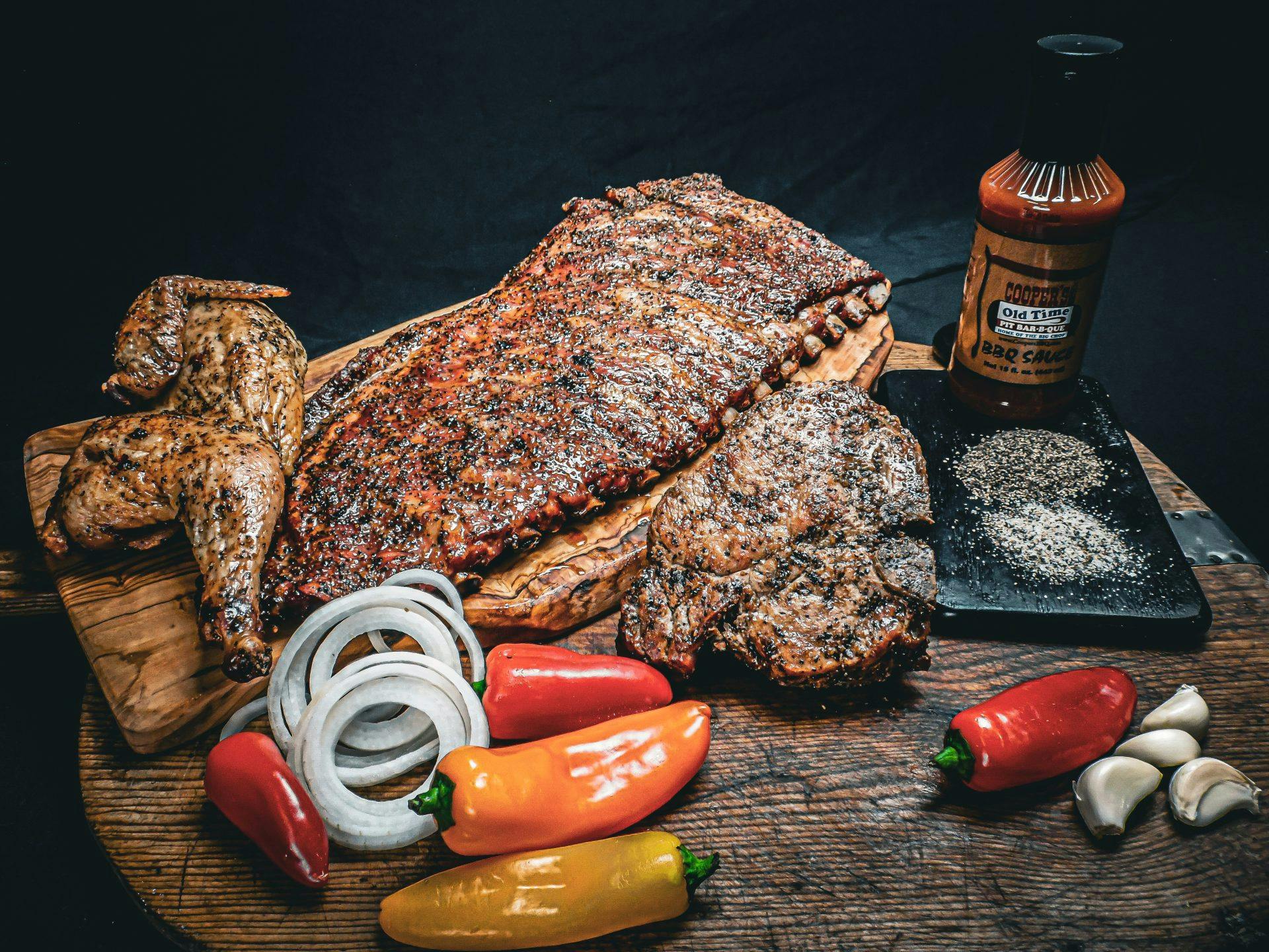 "Texas Tripler" BBQ Sampler for 6-8 by Cooper's Old Time Pit Bar-B-Que