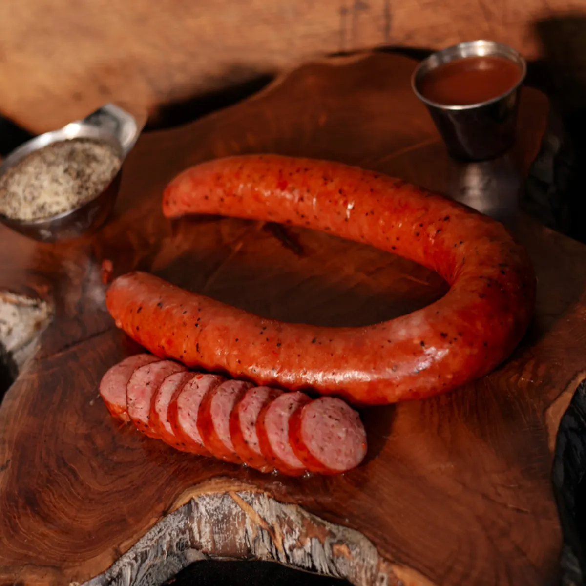 Smoked Sausage Ring - 1 lb. by Cooper's Old Time Pit Bar-B-Que