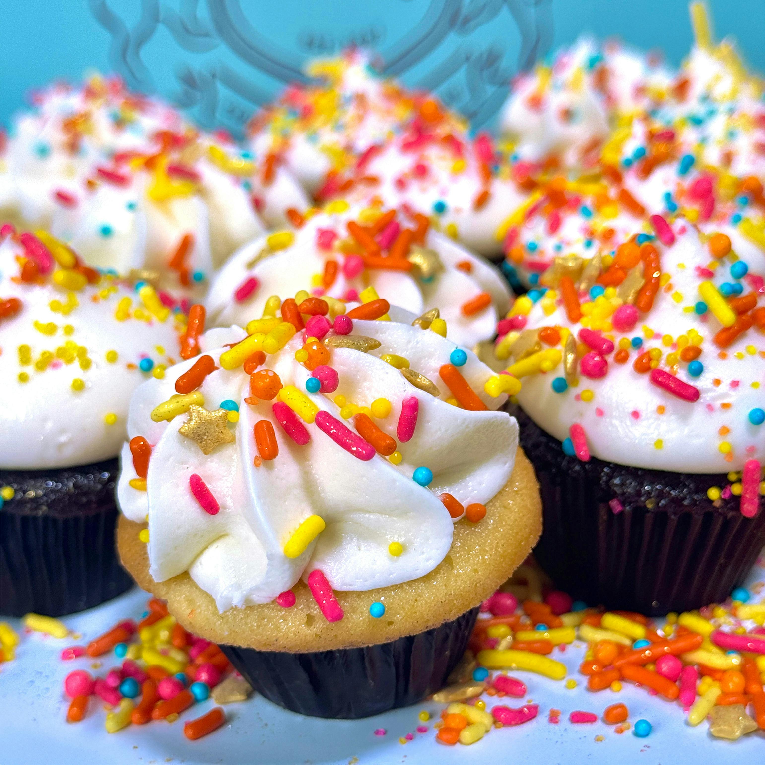 Mini Cupcakes Chocolate + Vanilla Combo - 12 Pack by Trophy Cupcakes