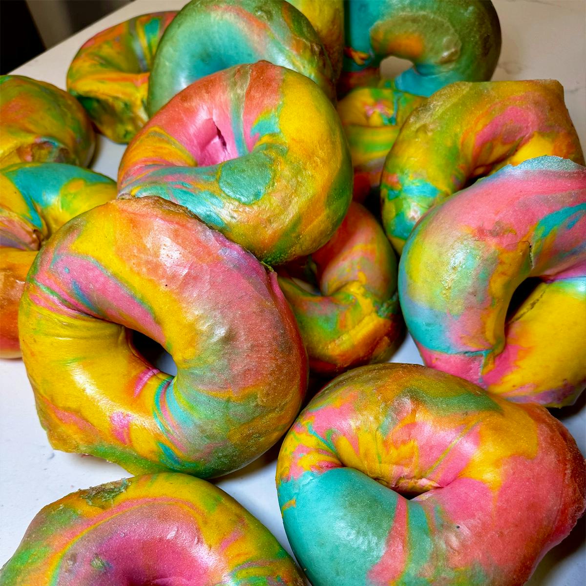 Tie Dye Bagels Buy 12, Get 12 FREE by The Bagel Nook - Alternate image 1