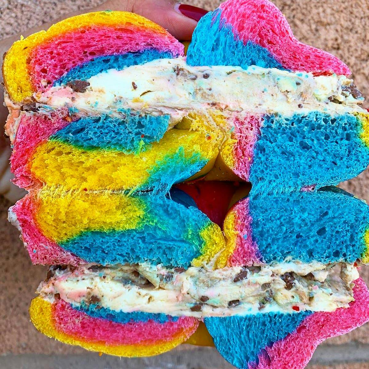 Tie Dye Bagels Buy 12, Get 12 FREE by The Bagel Nook