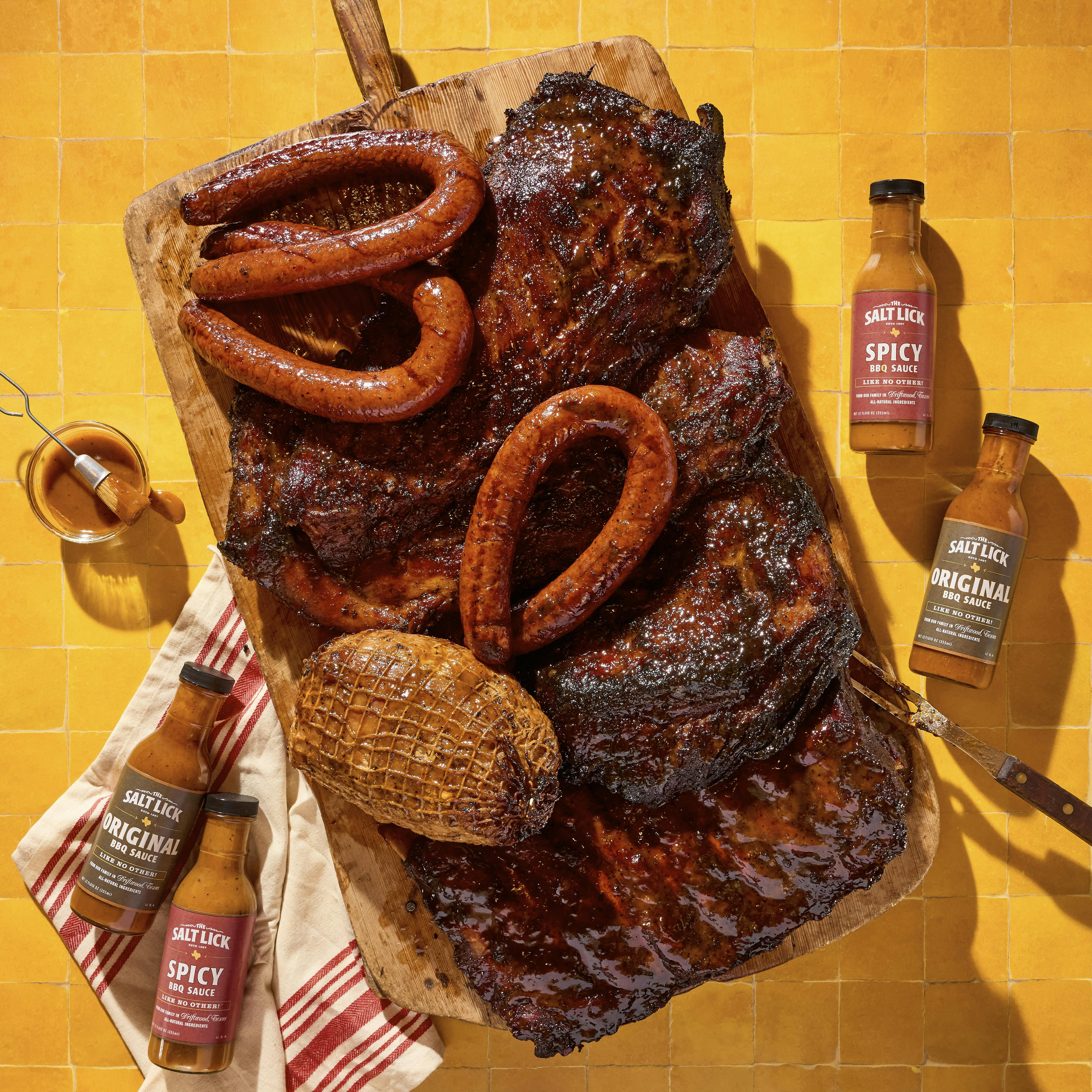 "The Ranch" BBQ Sampler for 18-20 by Salt Lick BBQ