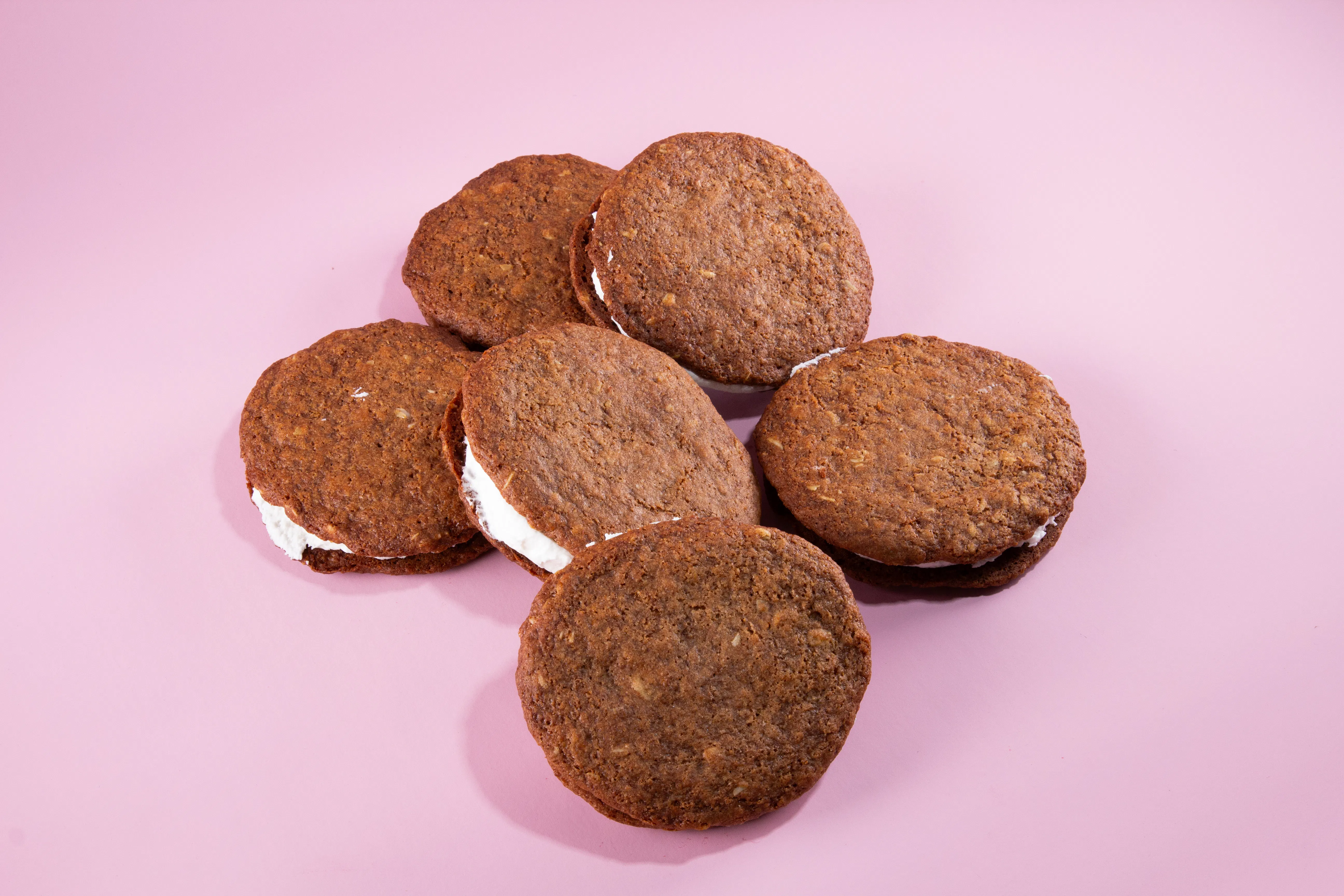 Vegan + Gluten Free Oatmeal Sandwich Cookies by Erin McKenna's Bakery