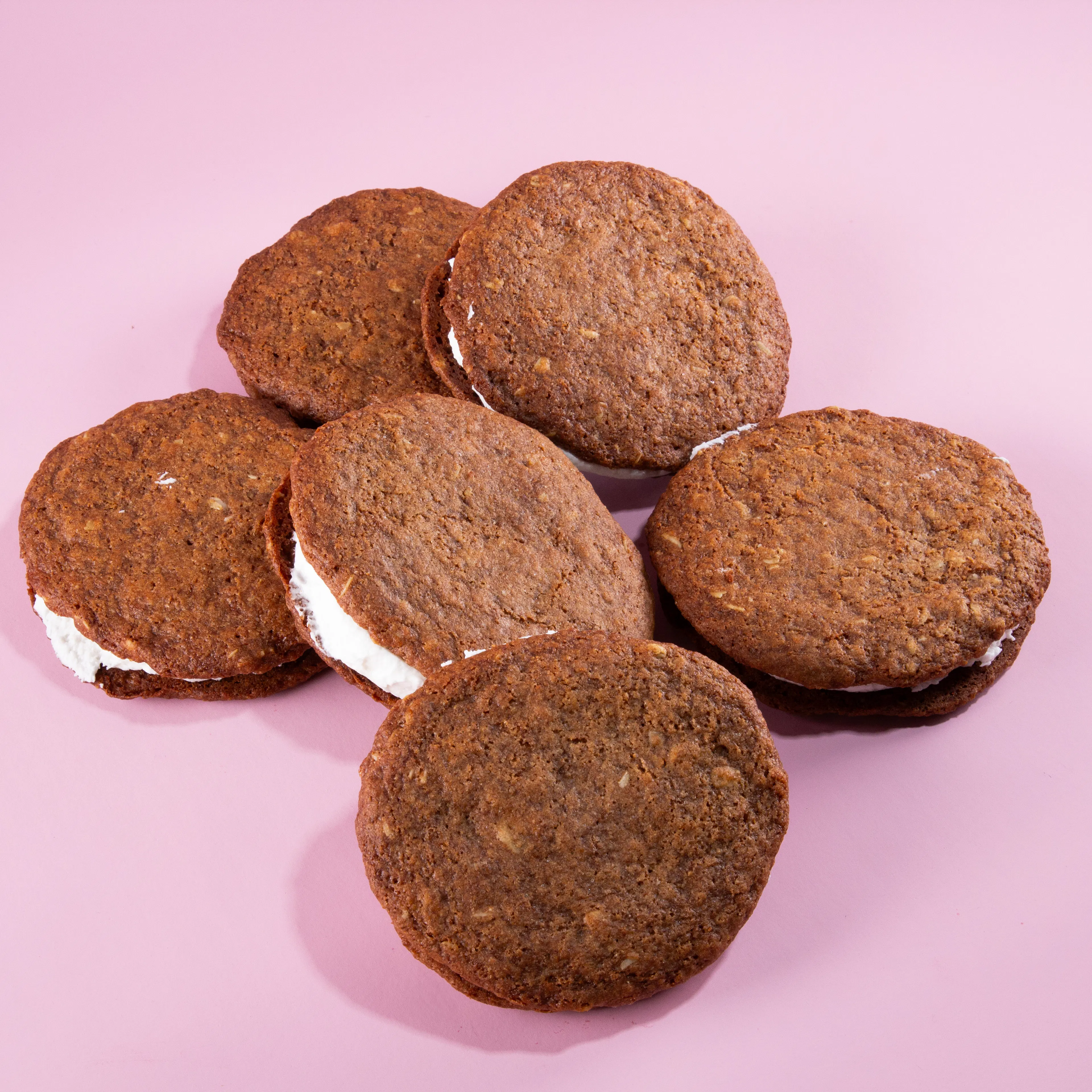 Vegan + Gluten Free Oatmeal Sandwich Cookies by Erin McKenna's Bakery