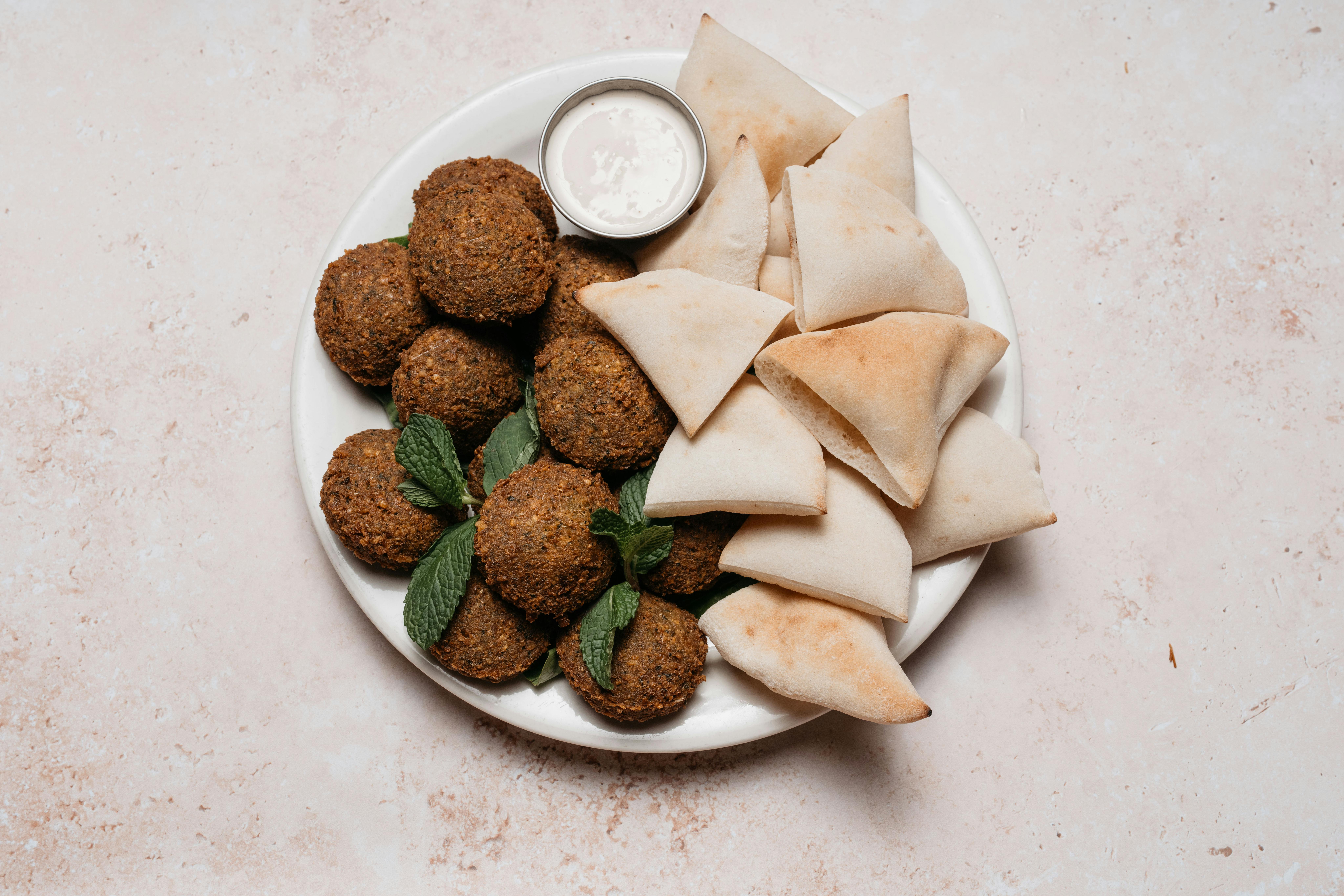 Mini Falafel Sandwich Kit for 4 (Vegan) by Tanoreen - Alternate image 1