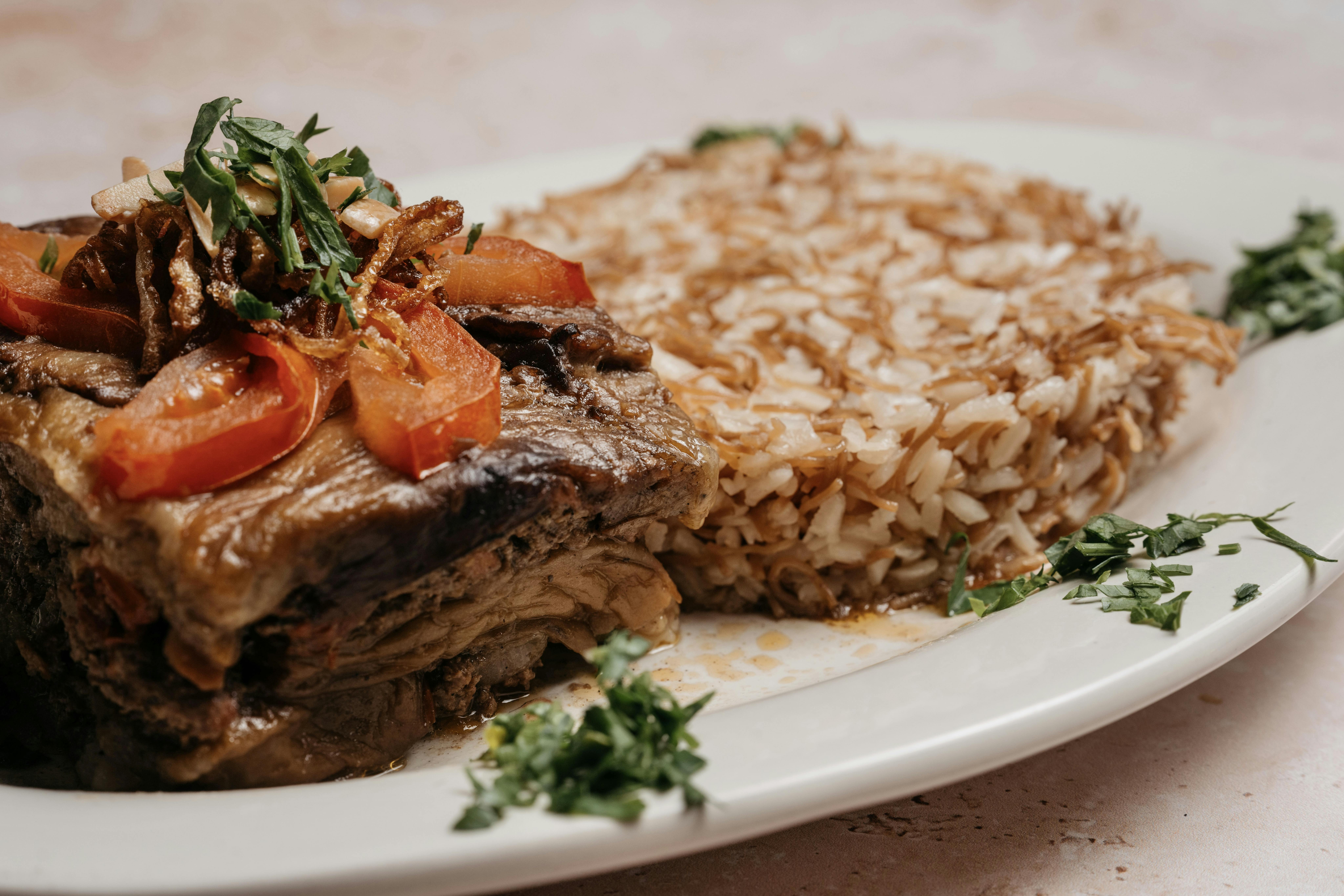 Baked Eggplant with Lamb Dinner Kit for 4-6 by Tanoreen