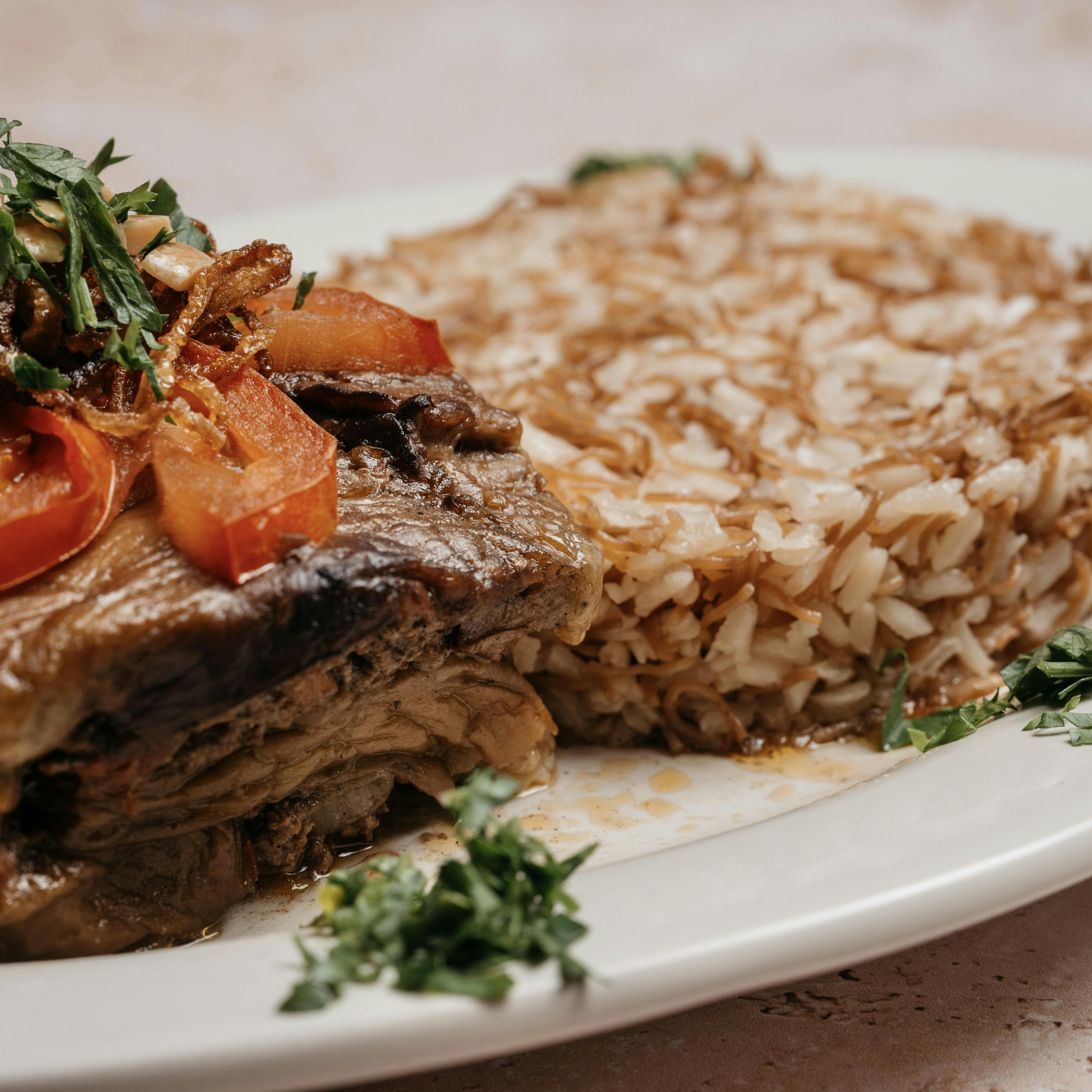 Baked Eggplant with Lamb Dinner Kit for 4-6 by Tanoreen