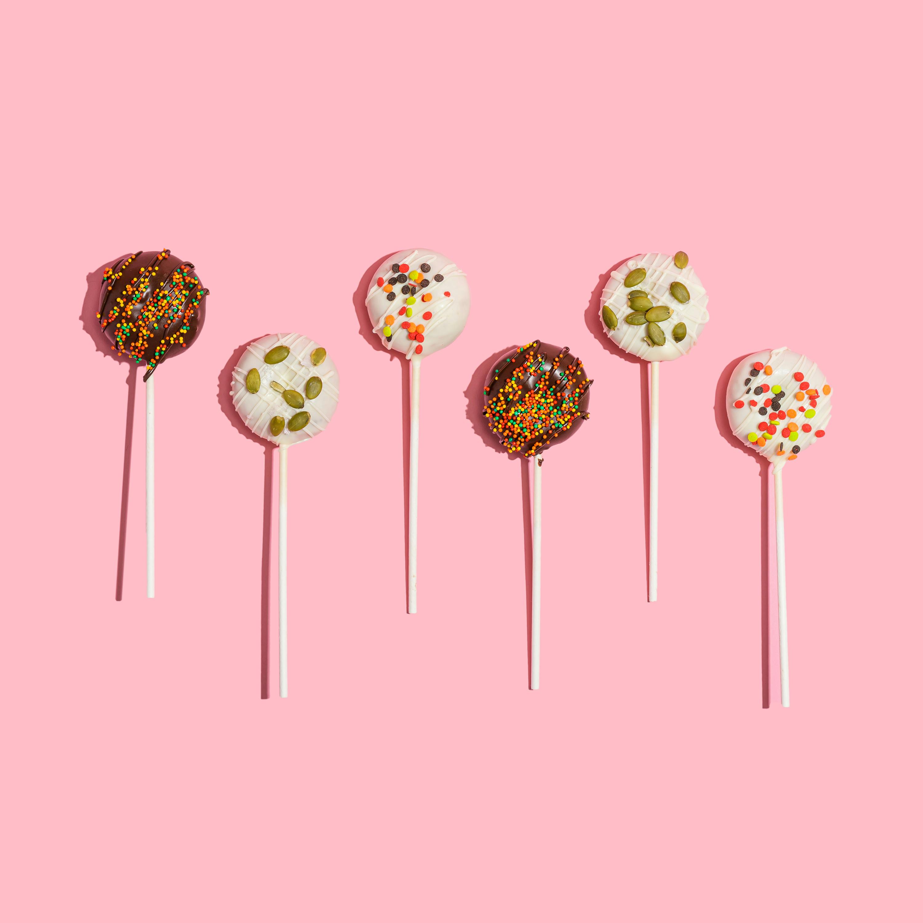 Fall Doughnut Cake Pops by Blackbird Doughnuts