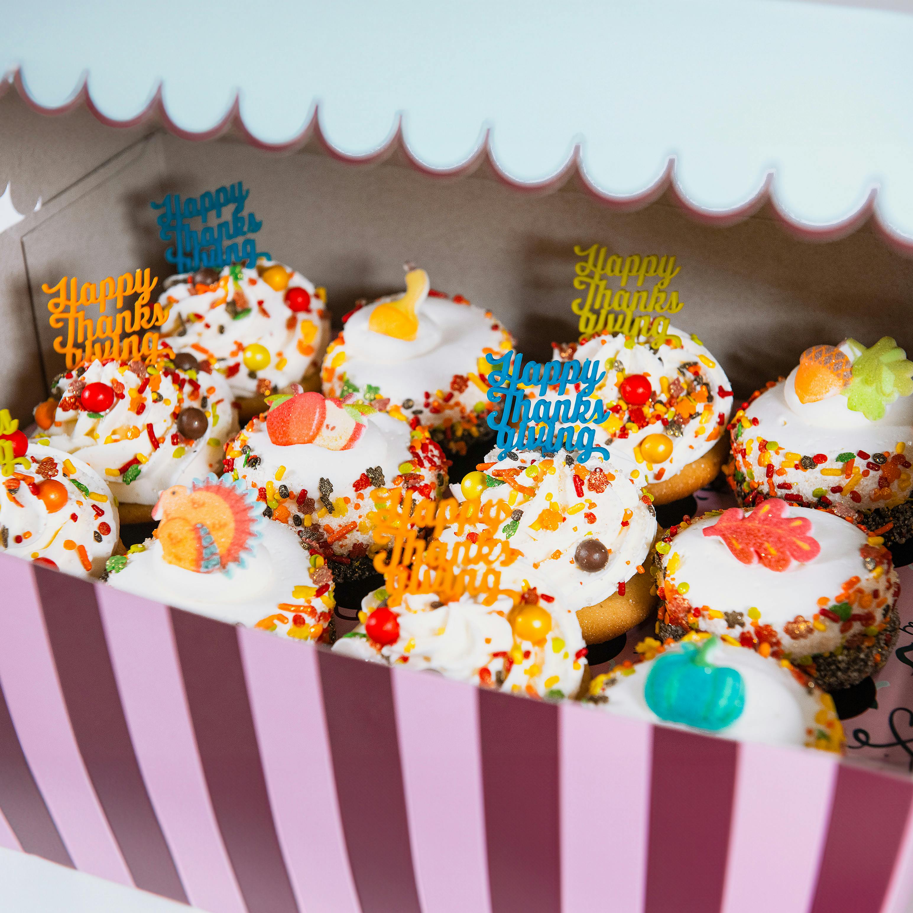 Thanksgiving Cupcakes - 12 Pack by Trophy Cupcakes