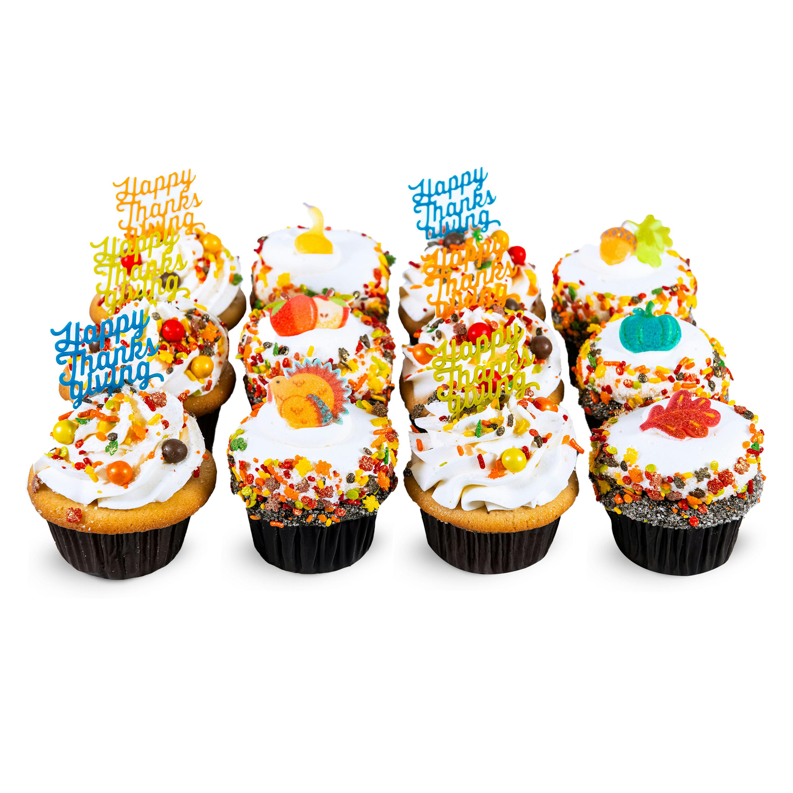 Thanksgiving Cupcakes - 12 Pack by Trophy Cupcakes - Alternate image 1