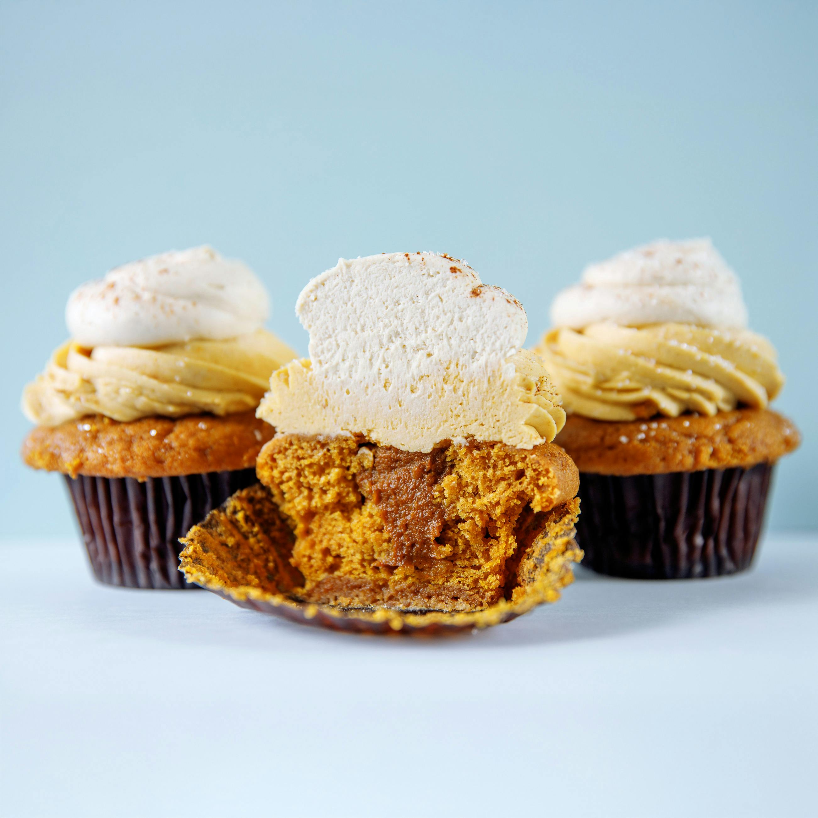 Thanksgiving Pumpkin Pie Cupcake - 12 Pack by Trophy Cupcakes