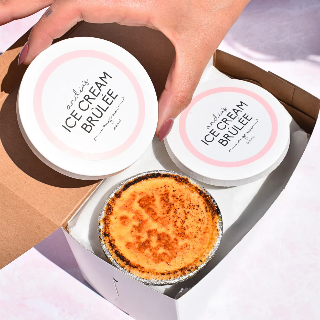 Mini Pumpkin Pie Brûlée Ice Cream by Andia's Ice Cream - Alternate image 1