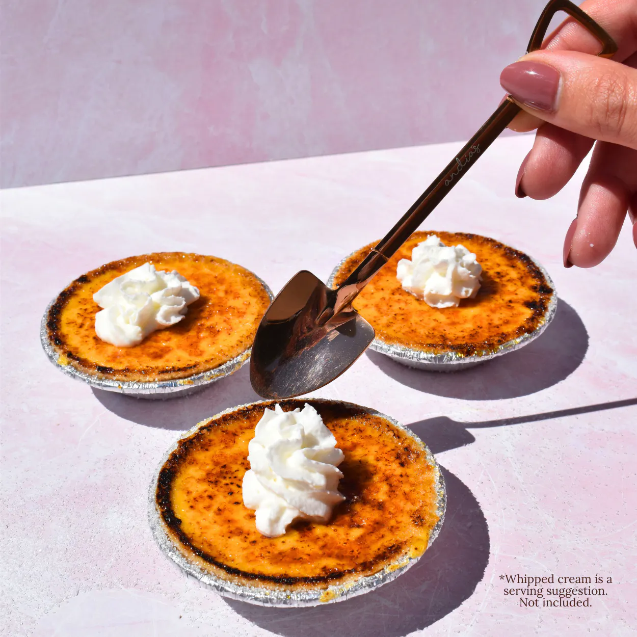 Mini Pumpkin Pie Brûlée Ice Cream by Andia's Ice Cream