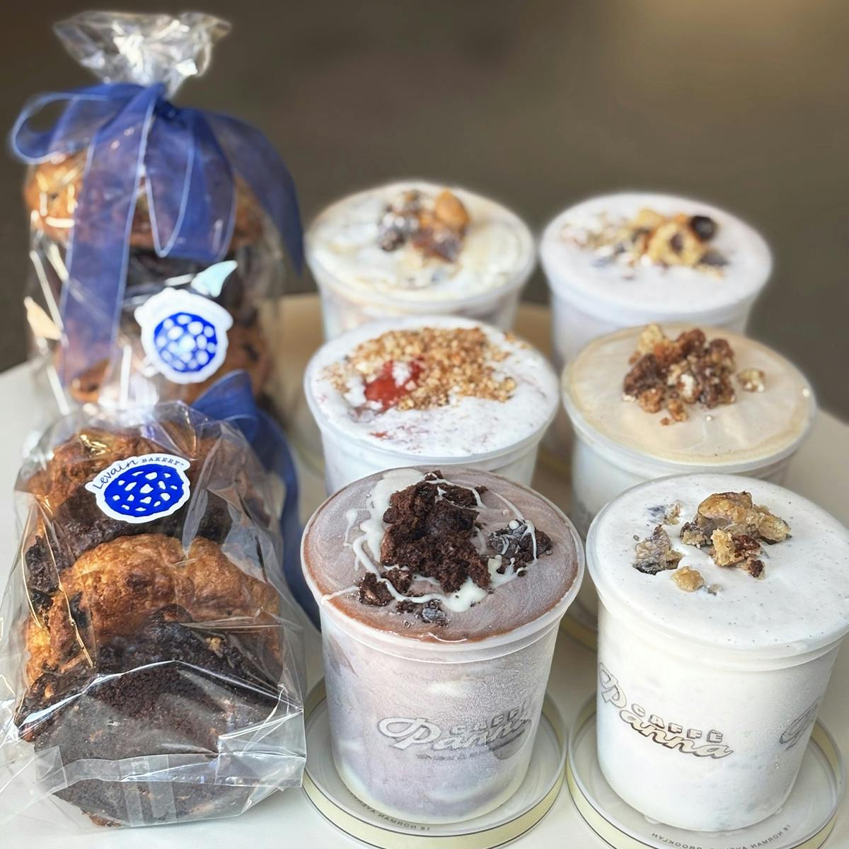 The Caffè Panna x Levain Ice Cream + Cookie Collection by Caffè Panna Ice Cream