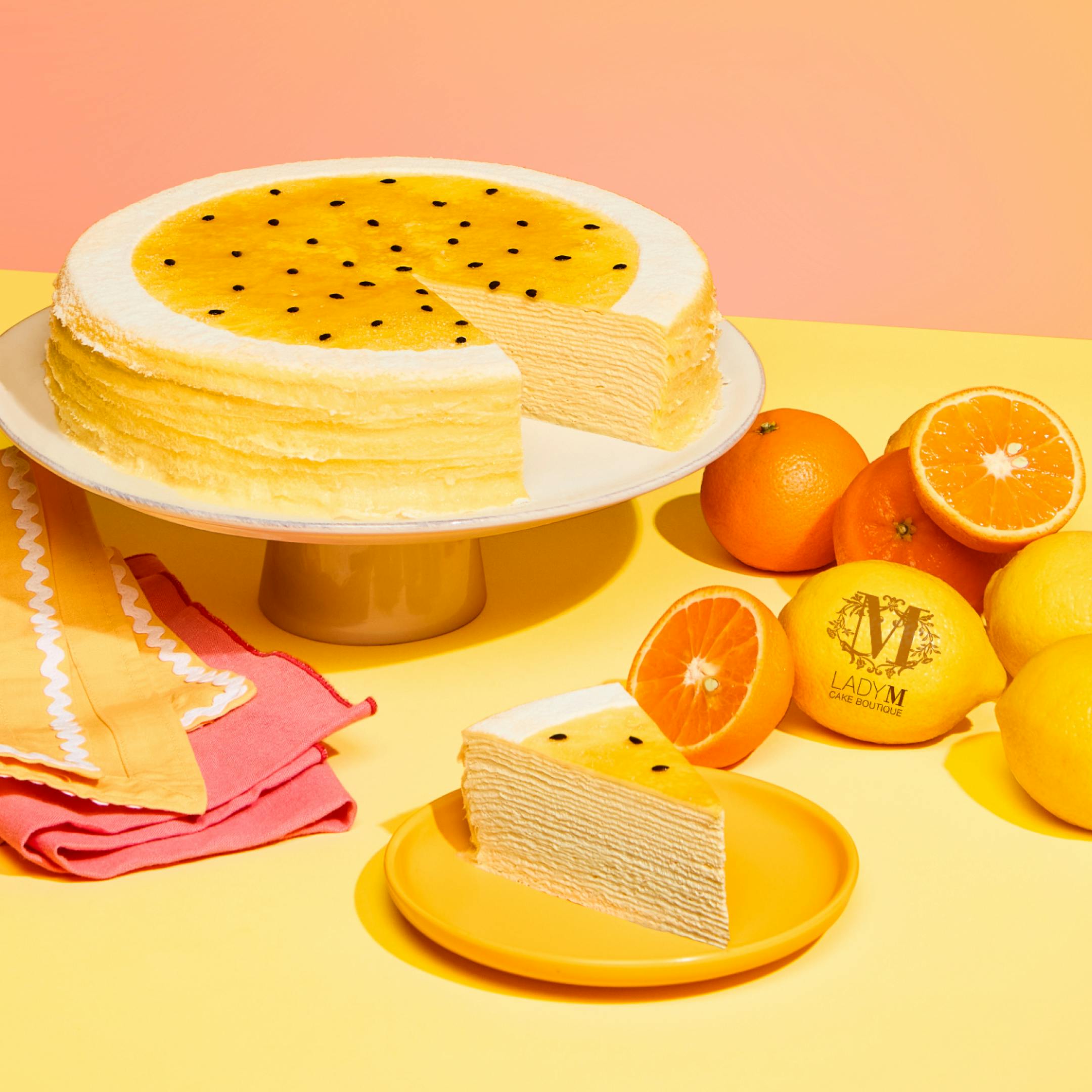 Passion Fruit Mille Crêpes Cake by Lady M Confections - Alternate image 1