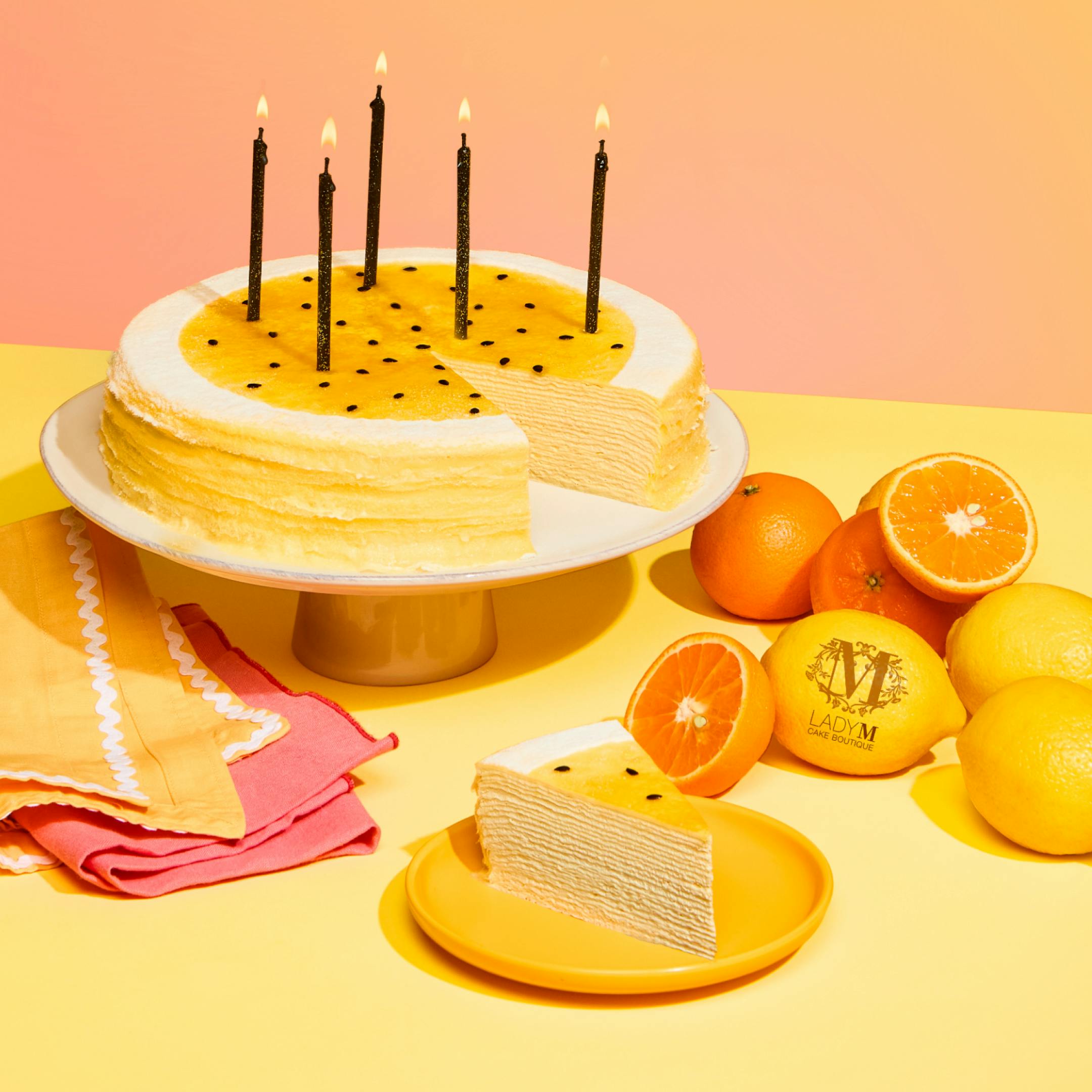 Passion Fruit Mille Crêpes Cake by Lady M Confections - Alternate image 9