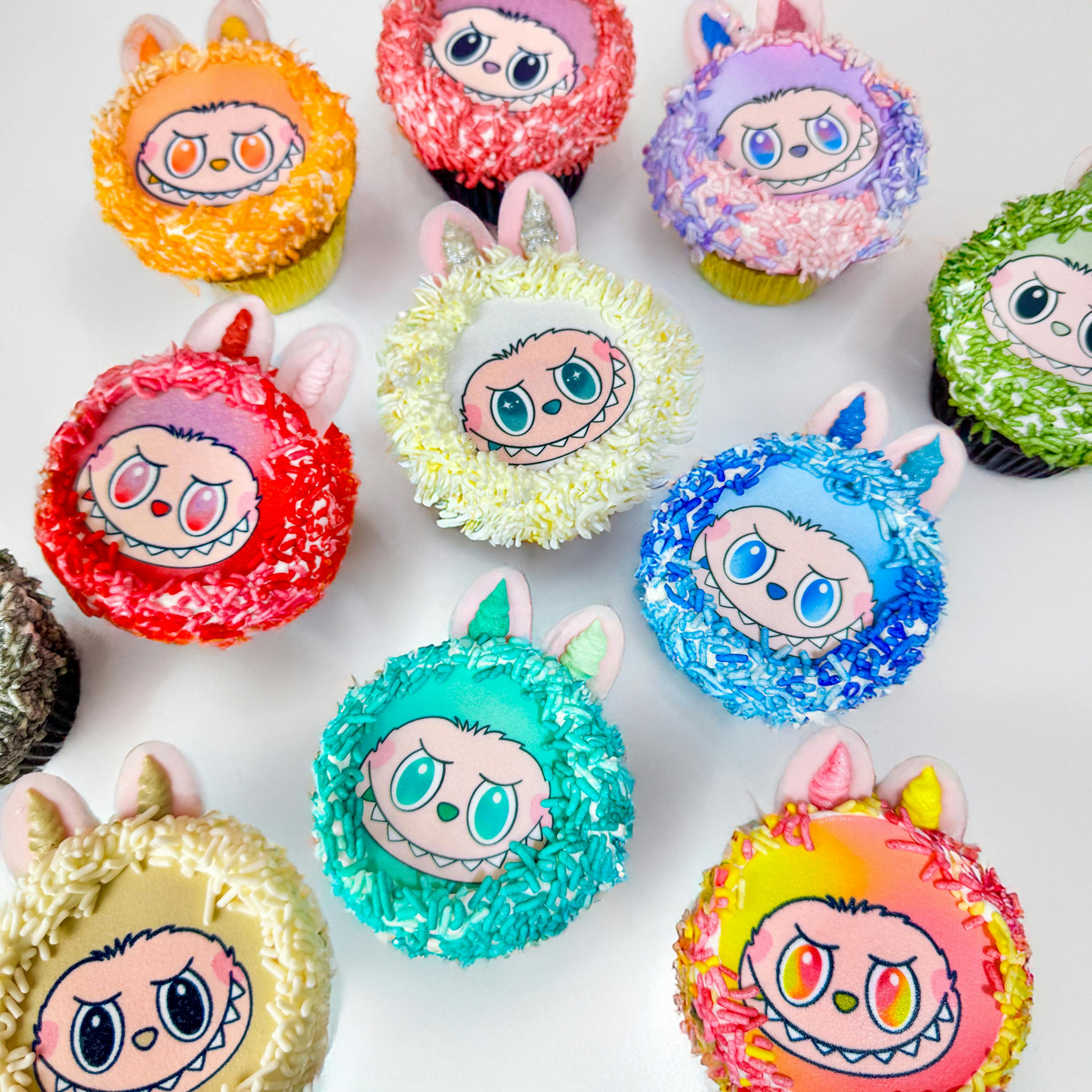 "LaYumYum" Labubu Cupcakes - 6 Pack by Trophy Cupcakes - Alternate image 1