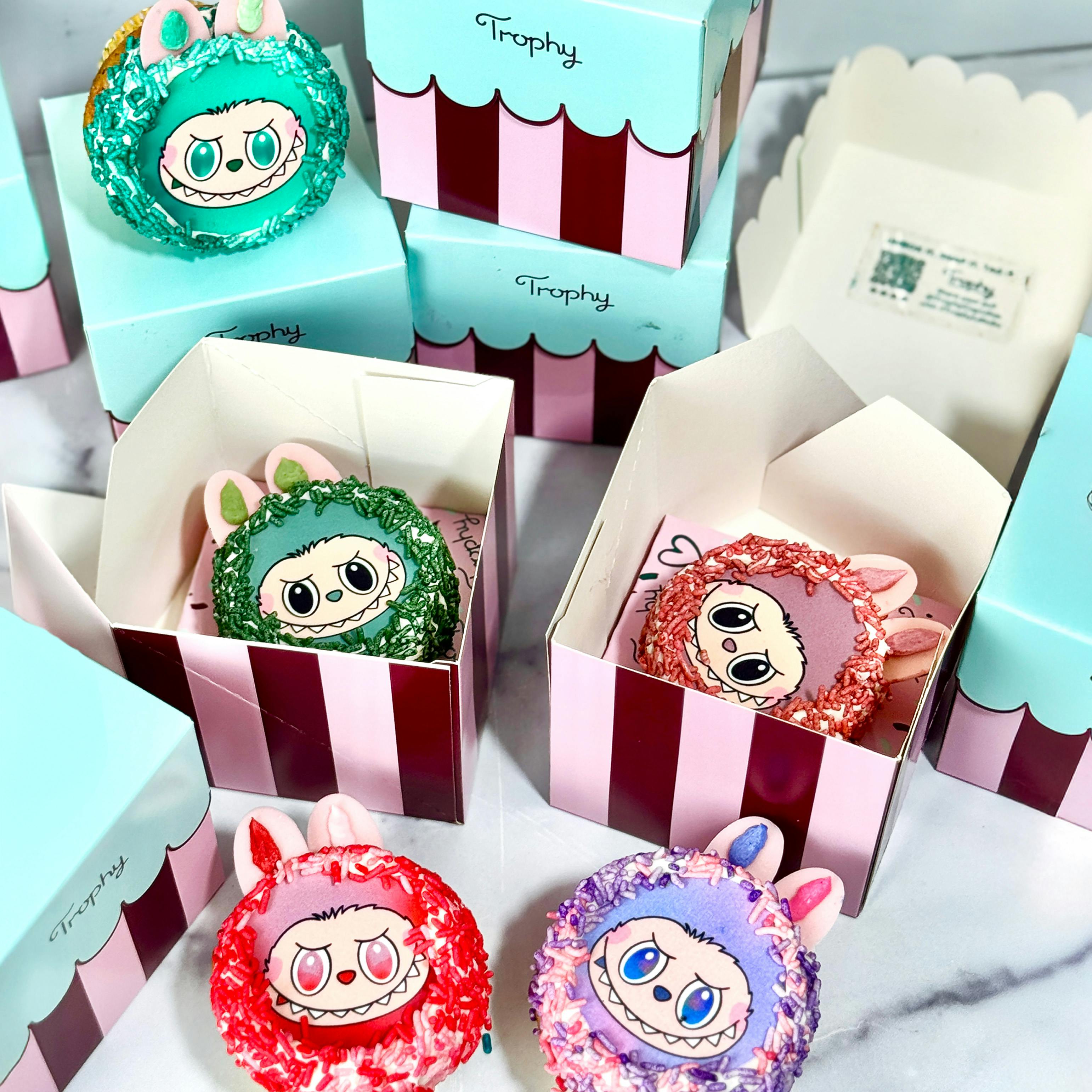 "LaYumYum" Labubu Cupcakes - 6 Pack by Trophy Cupcakes
