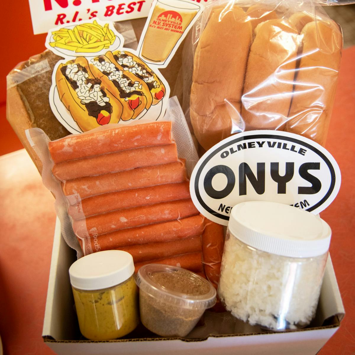 Hot Wiener Kit + Coffee Milk for 6-8 by Olneyville New York System - Alternate image 6