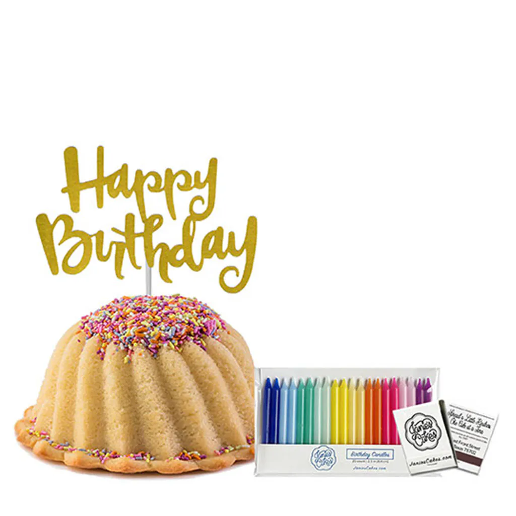 Jane Pound Cake Happy Birthday Party Pack by Janie's Cakes - Alternate image 1