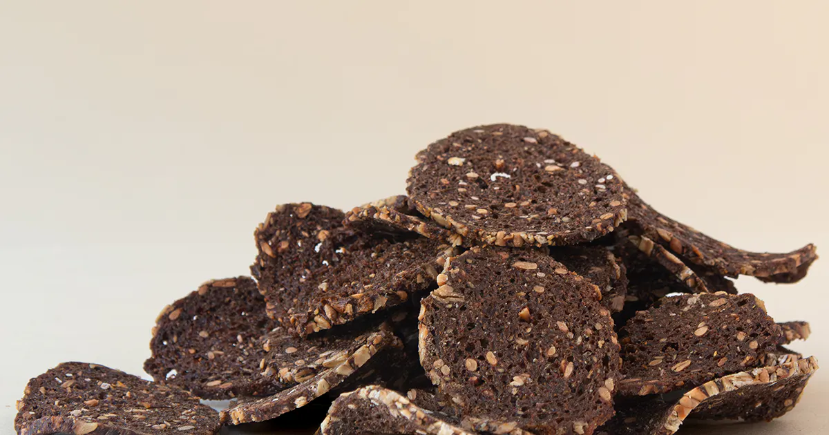 Sourdough Seeded Rye Chips - 2 Pack by Ole & Steen Bakery | Goldbelly