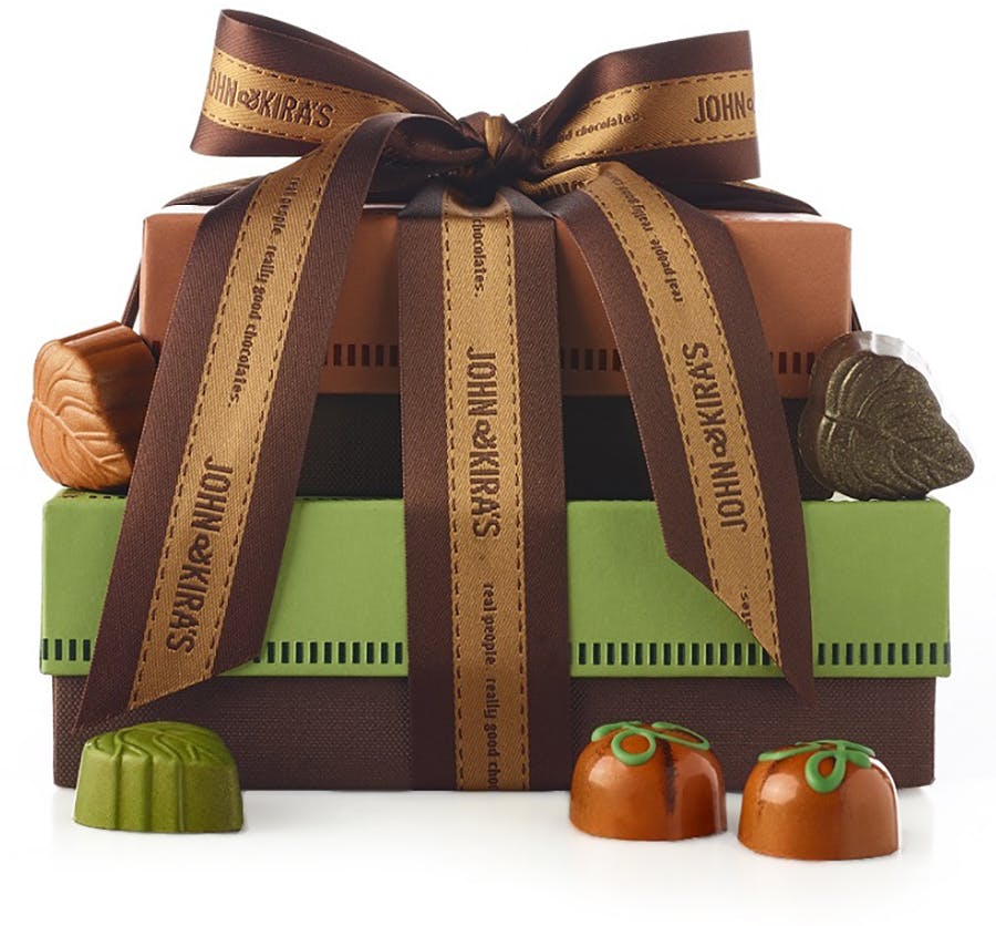 Pumpkin Patch Chocolate Gift Tower by John & Kira's - Alternate image 1
