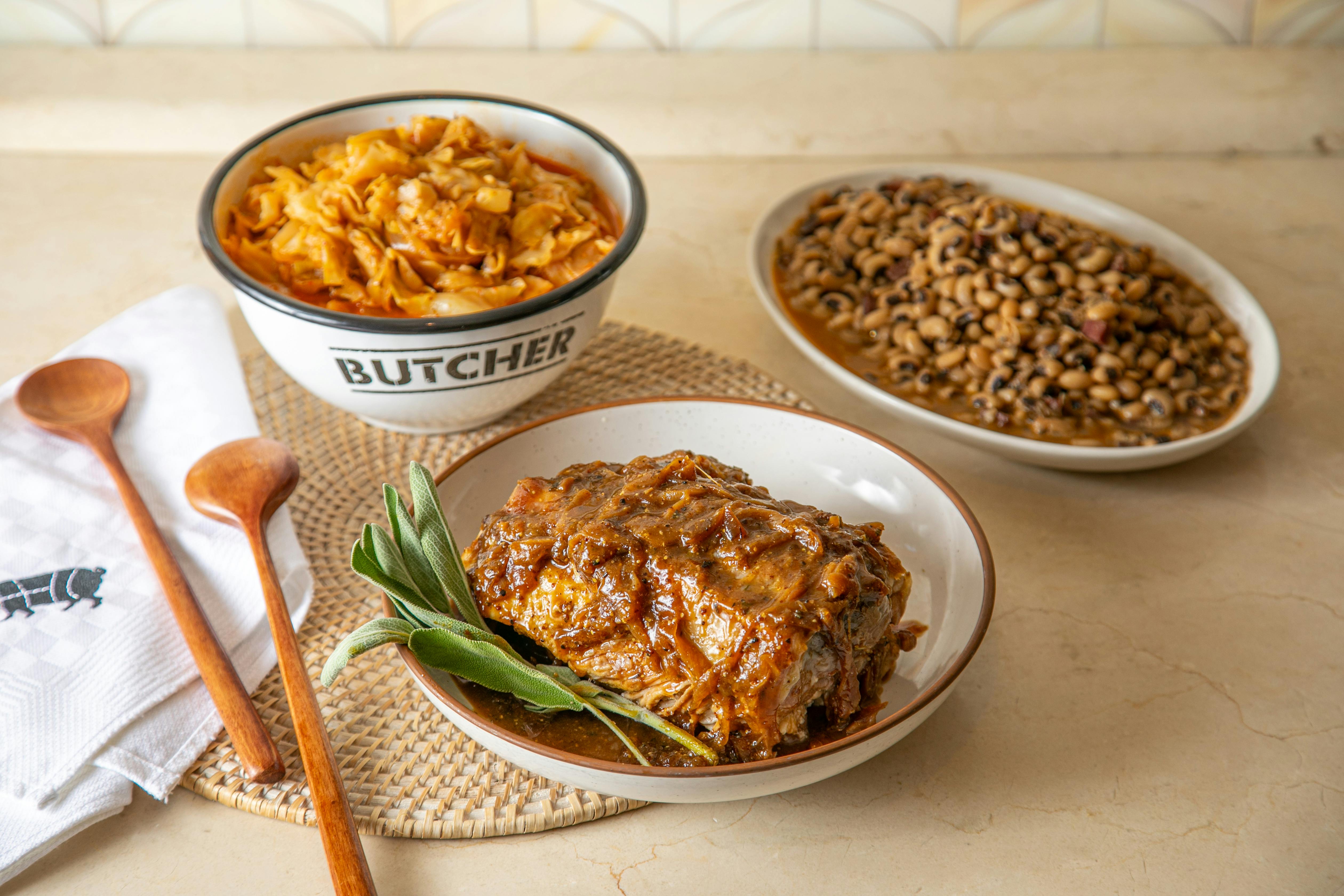 New Year's Day Braised Pork Dinner Kit For 4 by Cochon Butcher - Alternate image 1