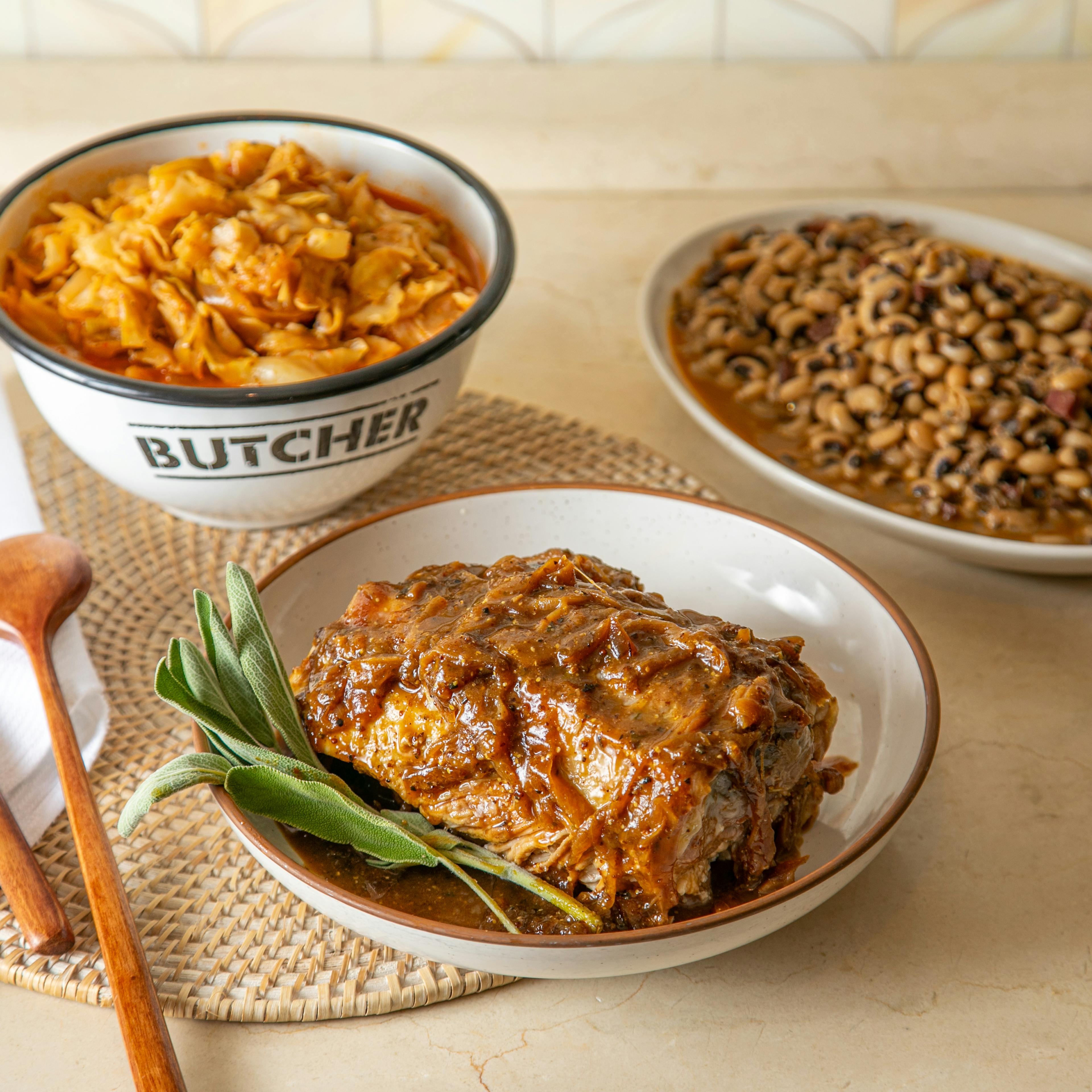 New Year's Day Braised Pork Dinner Kit For 4 by Cochon Butcher - Alternate image 1