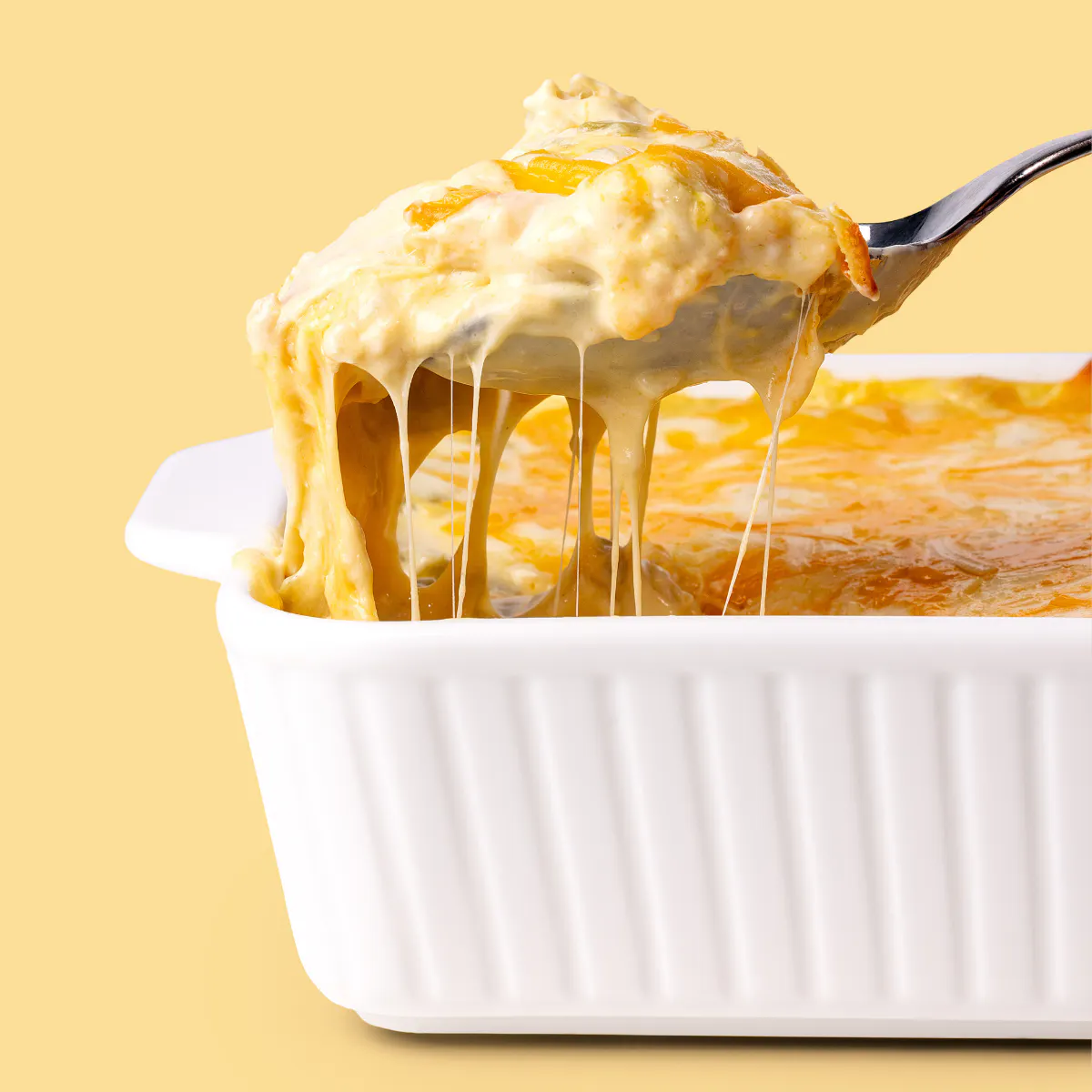 White Chicken Enchilada Bake for 4-6