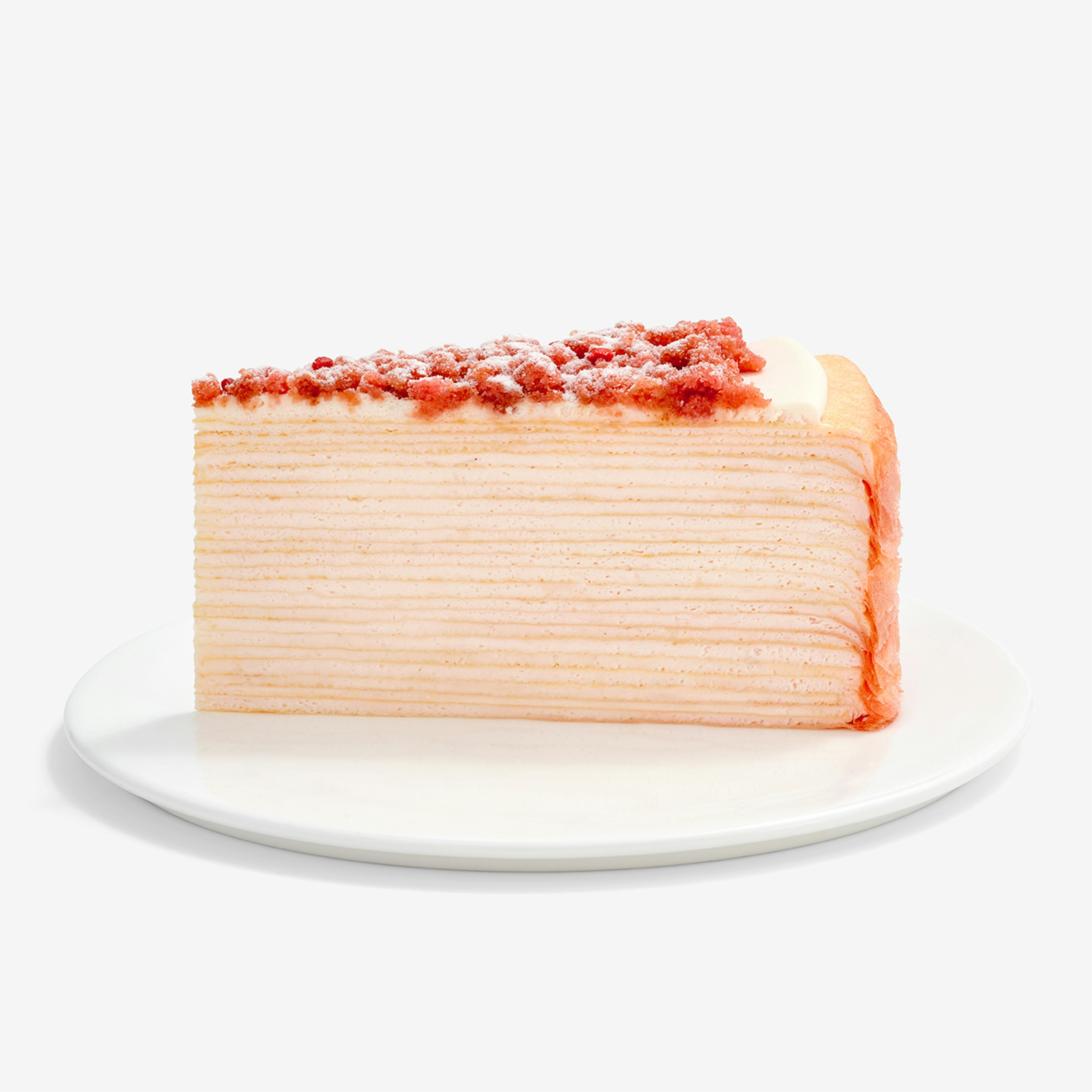 Pink Pearl Strawberry Mille Crêpes Cake by Lady M Confections - Alternate image 5